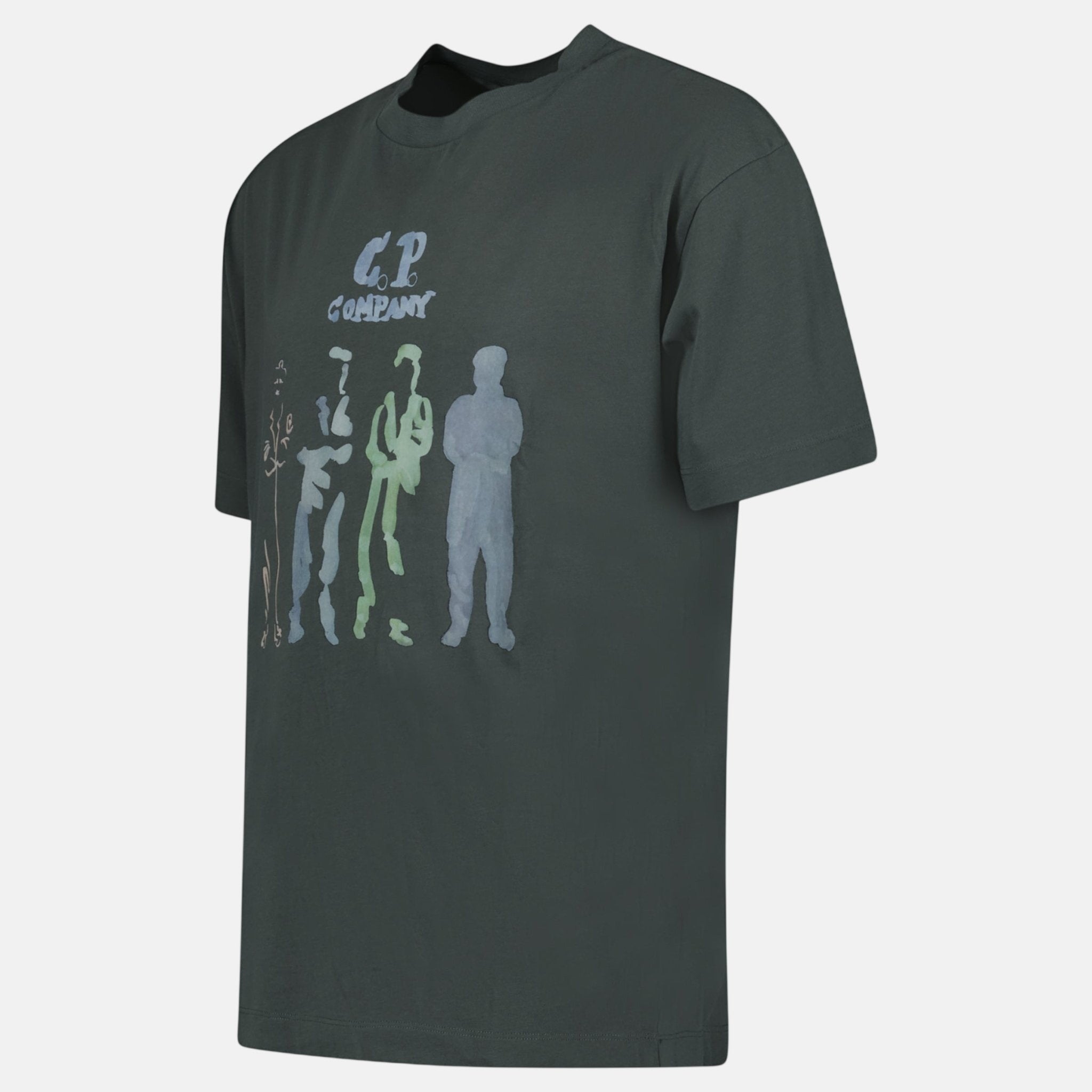 CP Company 30/1 British Sailor T-Shirt Dark Shadow - C54 - northern threads uk