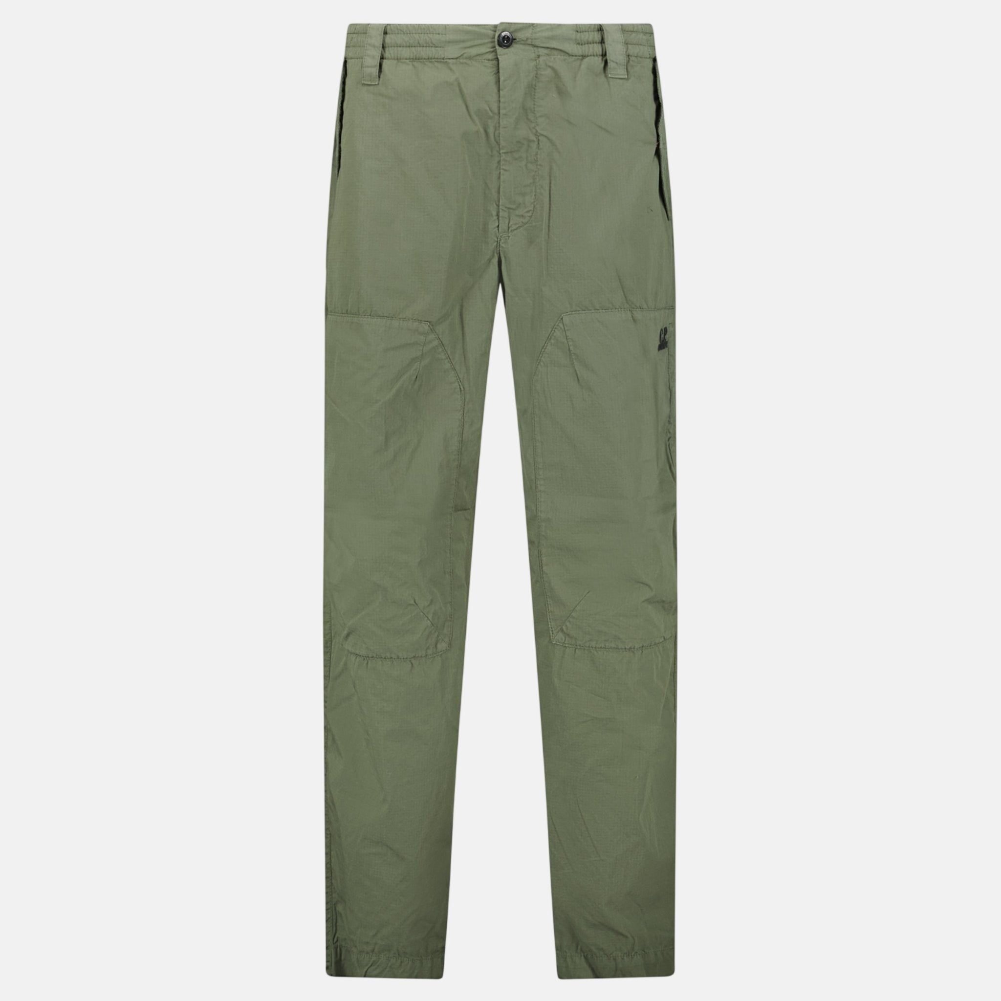 CP Company Cotton Rip Stop Loose Cargo Pants Thyme - C32 - northern threads uk