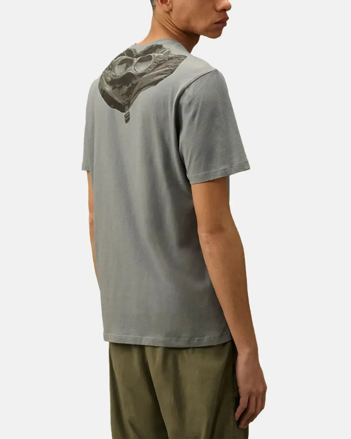 CP COMPANY-CP COMPANY 30/1 JERSEY BACK GOGGLE T-SHIRT STORMY WEATHER-NORTHERN THREADS DESIGNER MENSWEAR