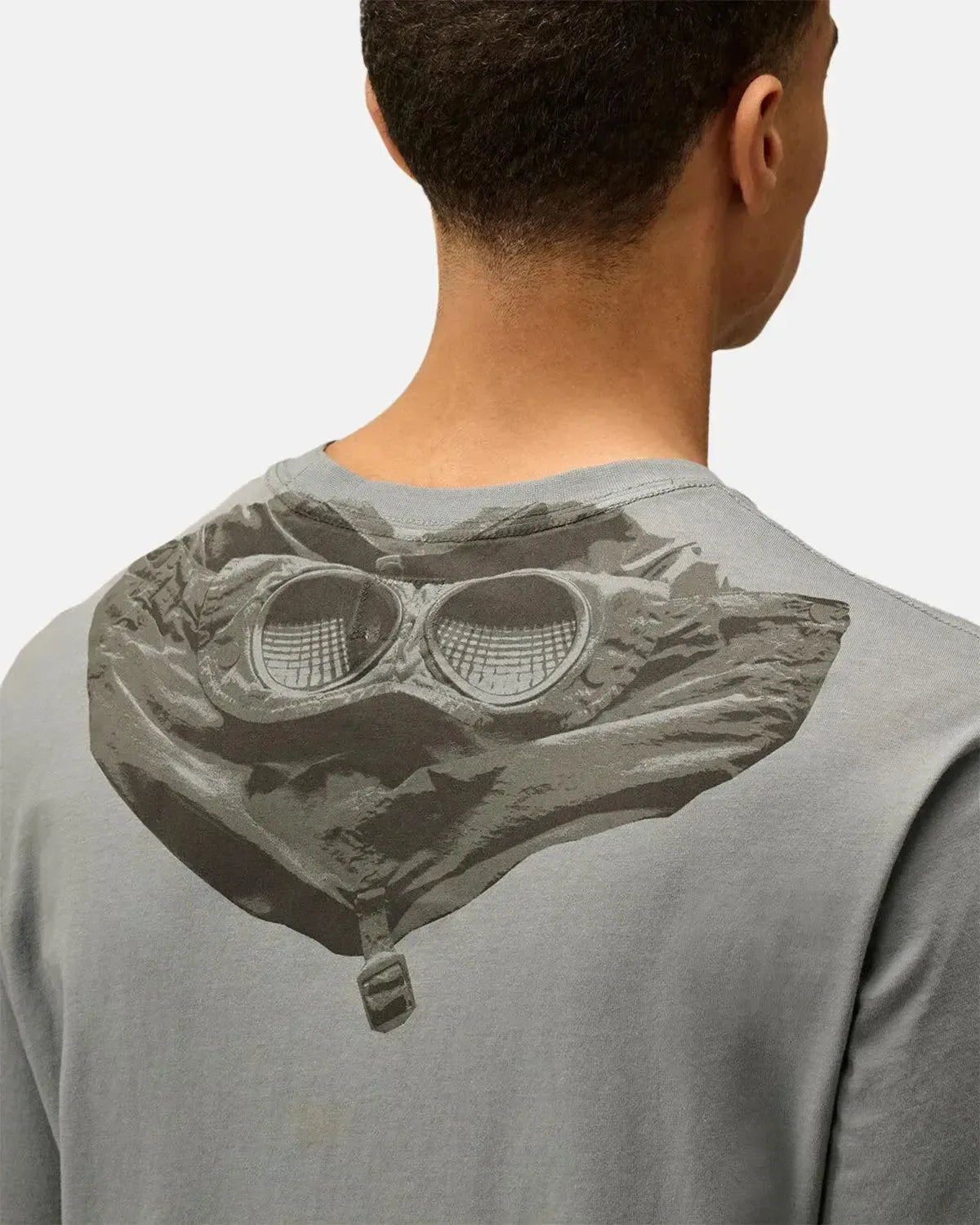 CP COMPANY-CP COMPANY 30/1 JERSEY BACK GOGGLE T-SHIRT STORMY WEATHER-NORTHERN THREADS DESIGNER MENSWEAR
