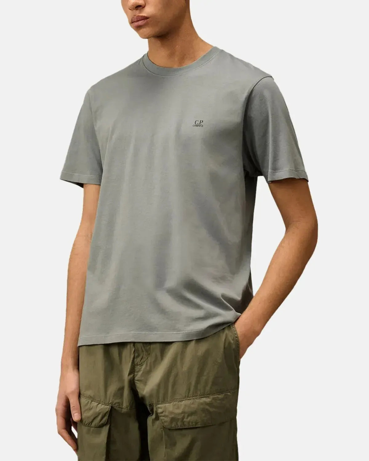 CP COMPANY-CP COMPANY 30/1 JERSEY BACK GOGGLE T-SHIRT STORMY WEATHER-NORTHERN THREADS DESIGNER MENSWEAR