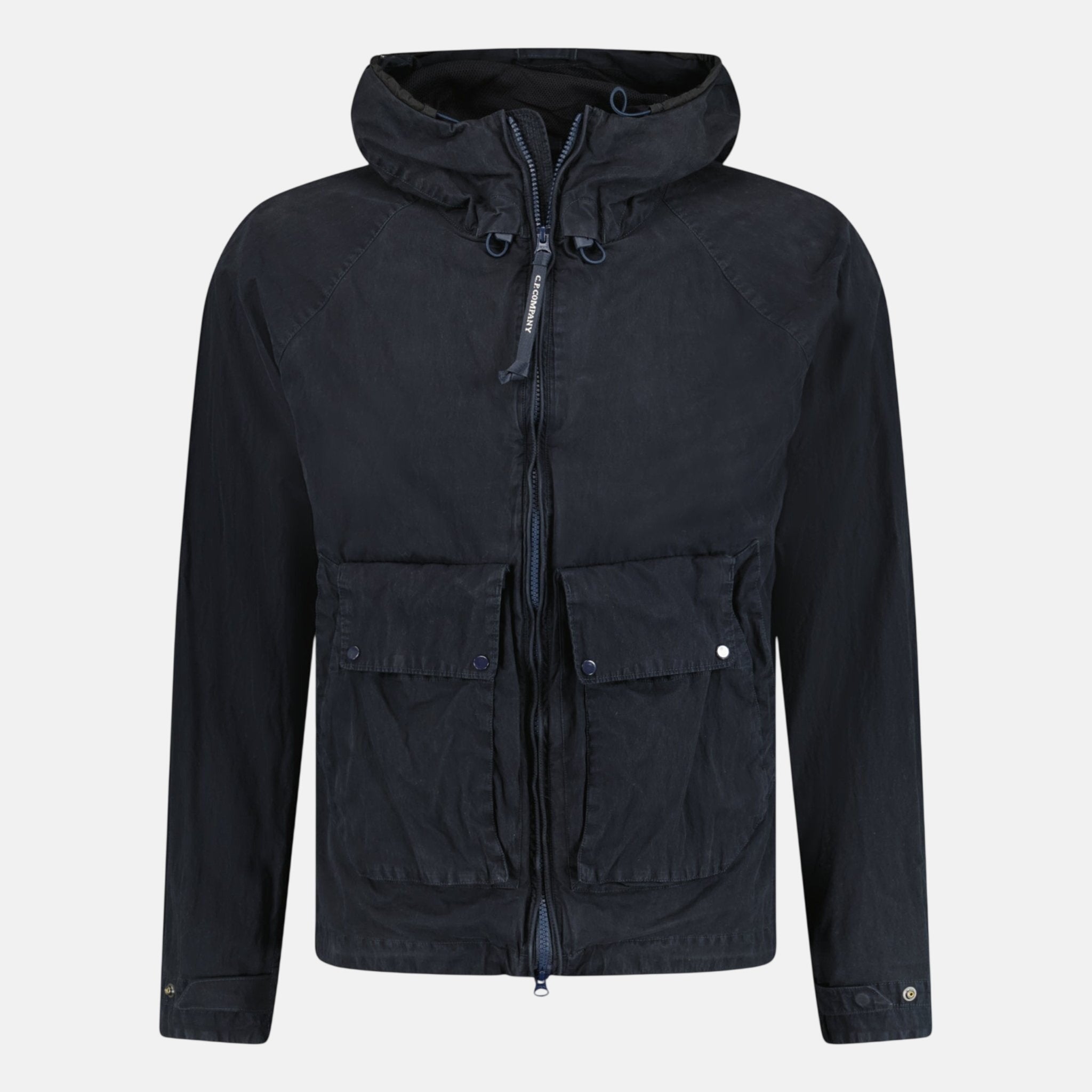 CP Company CP Company 50 Fili Gum Goggle Hood Jacket Navy - B24 - northern threads uk