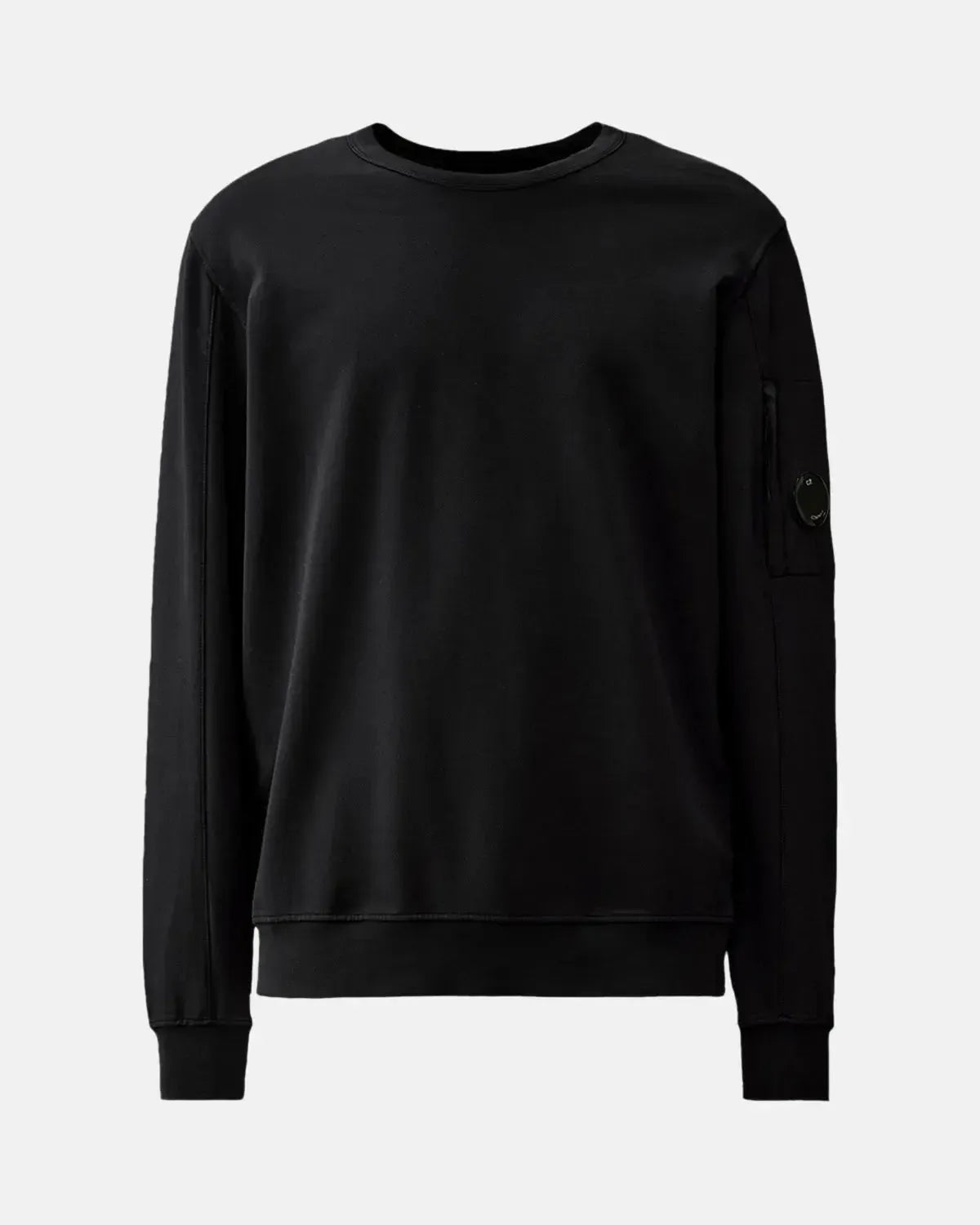 CP COMPANY-CP COMPANY LIGHT FLEECE CREWNECK LENS SWEATSHIRT TOTAL ECLIPSE-NORTHERN THREADS DESIGNER MENSWEAR