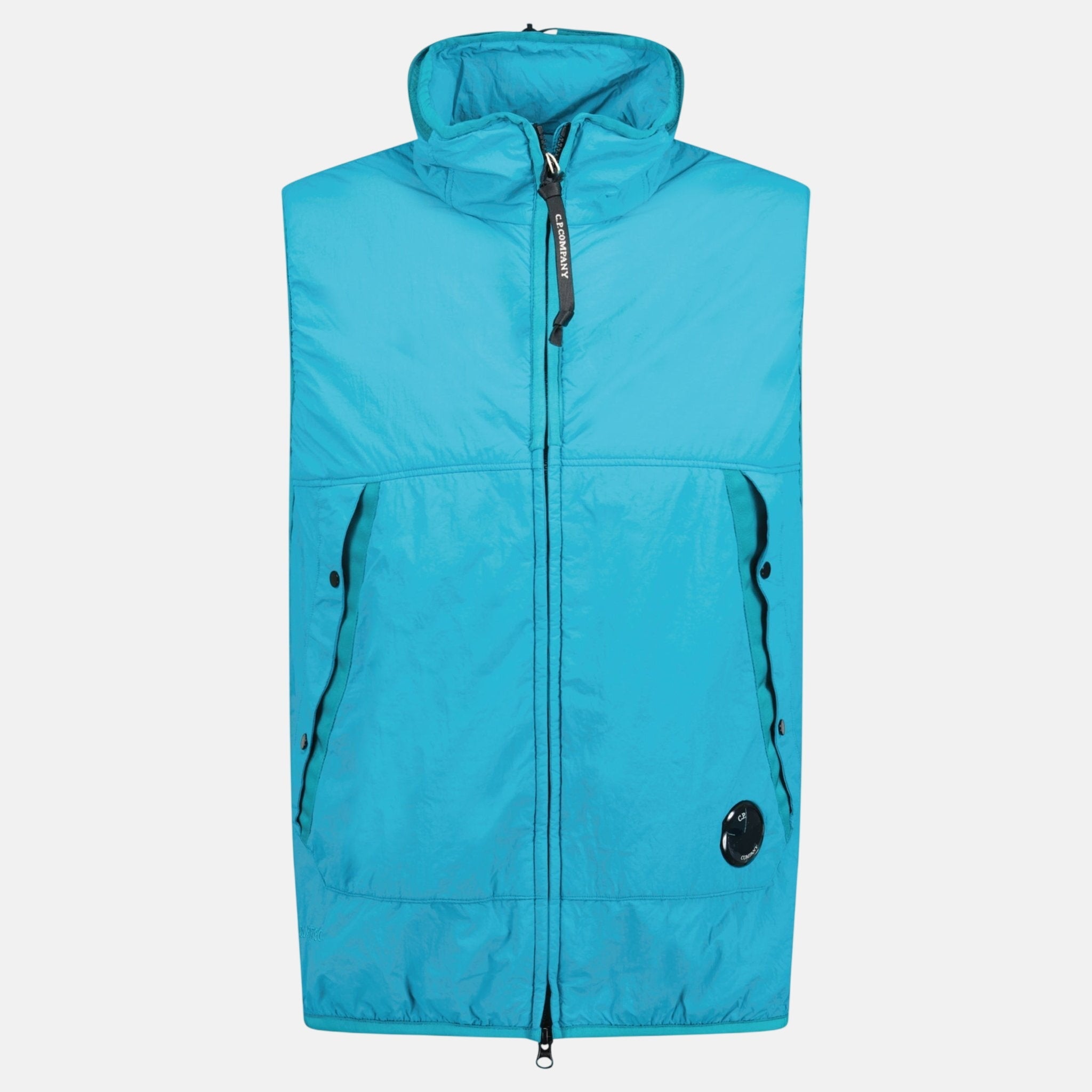 CP Company G.D.P. Padded Gilet Aqua - A58 - northern threads uk