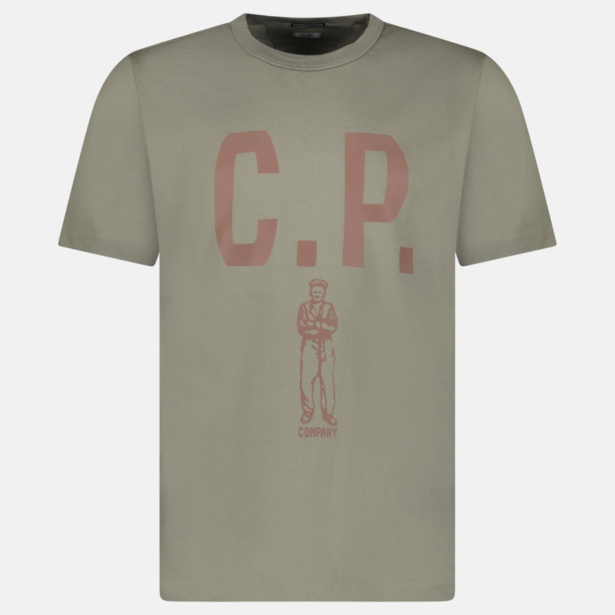 CP Company Mercerized 30/2 Jersey Sailor T-Shirt Fallen Rock - C54 - northern threads uk