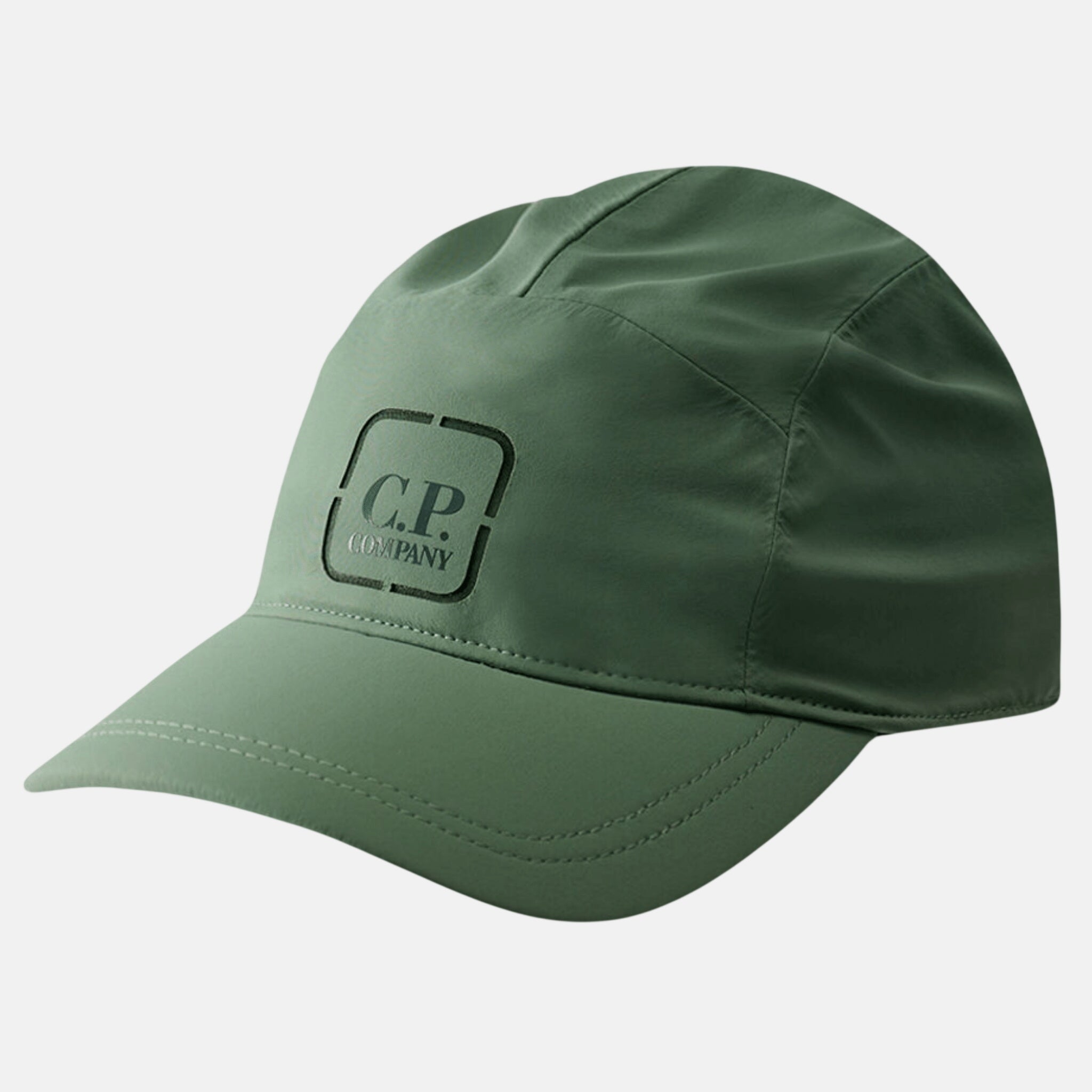 CP Company Metropolis Series MetroShell Cap Green - Hat Box 3 - northern threads uk