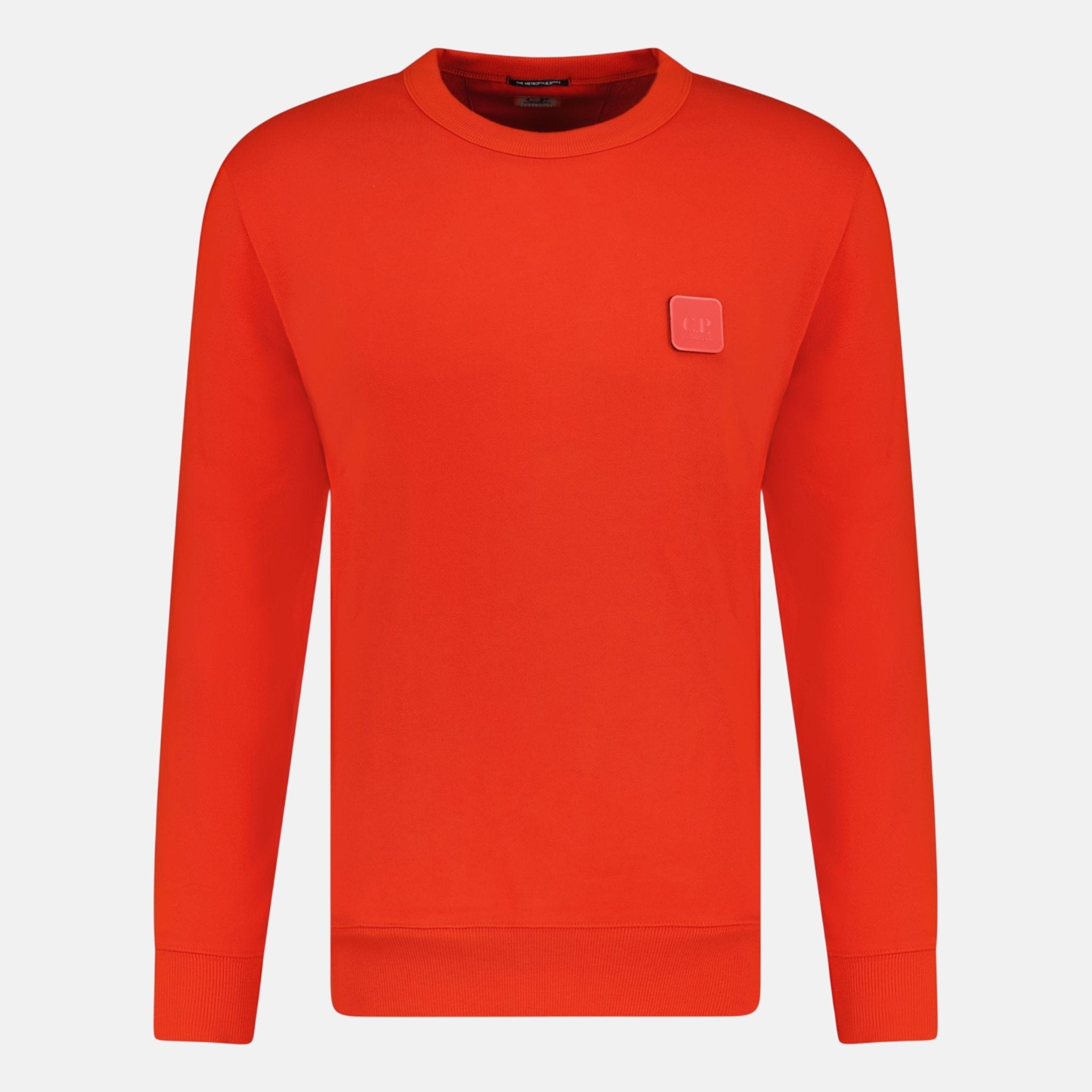 CP Company Patch Logo Sweatshirt Red - A62 - northern threads uk