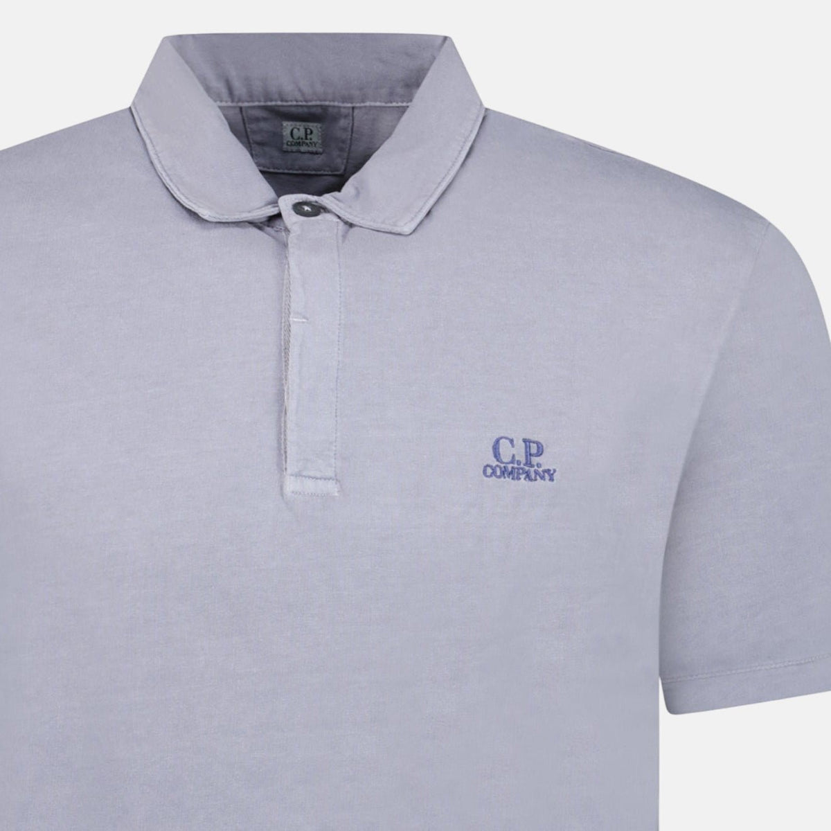 CP Company Short Sleeve Jersey 1020 Polo Shirt Lavender | Northern Threads Designer Menswear