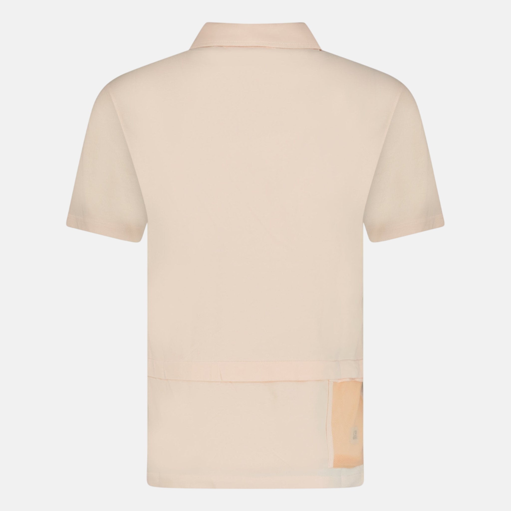 CP Company Tacting Piquet Zip Polo Shirt Pink - northern threads