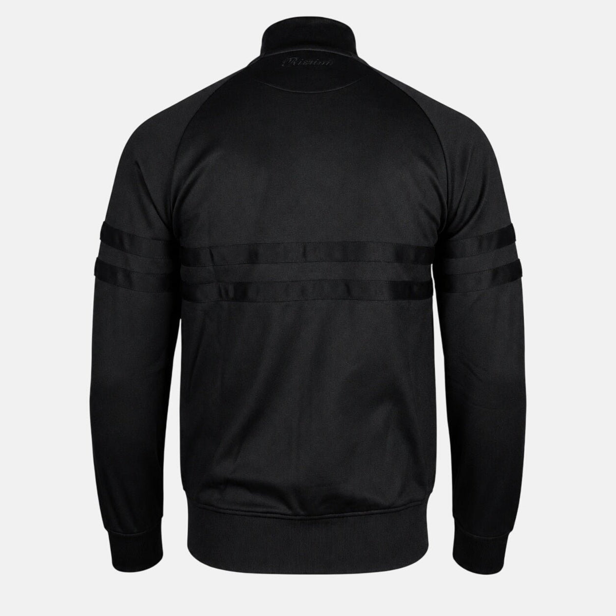 Ellesse Rimini Track Top Jacket Black Mono | Northern Threads Designer Menswear