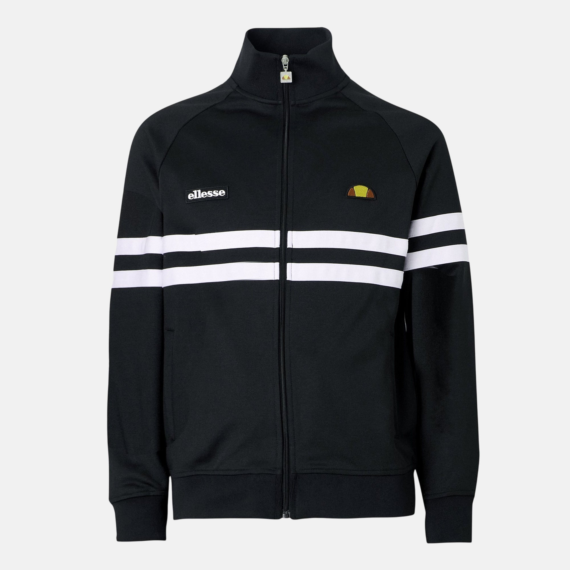 Ellesse Rimini Track Top Jacket Black White - SPR1070-M - northern threads uk
