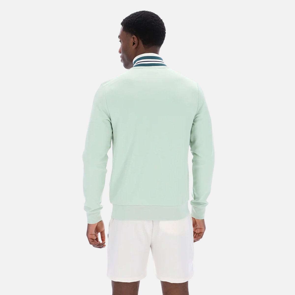 Fila Federico Tipped Neck Track Top Jacket Surf Spray | Northern Threads Designer Menswear