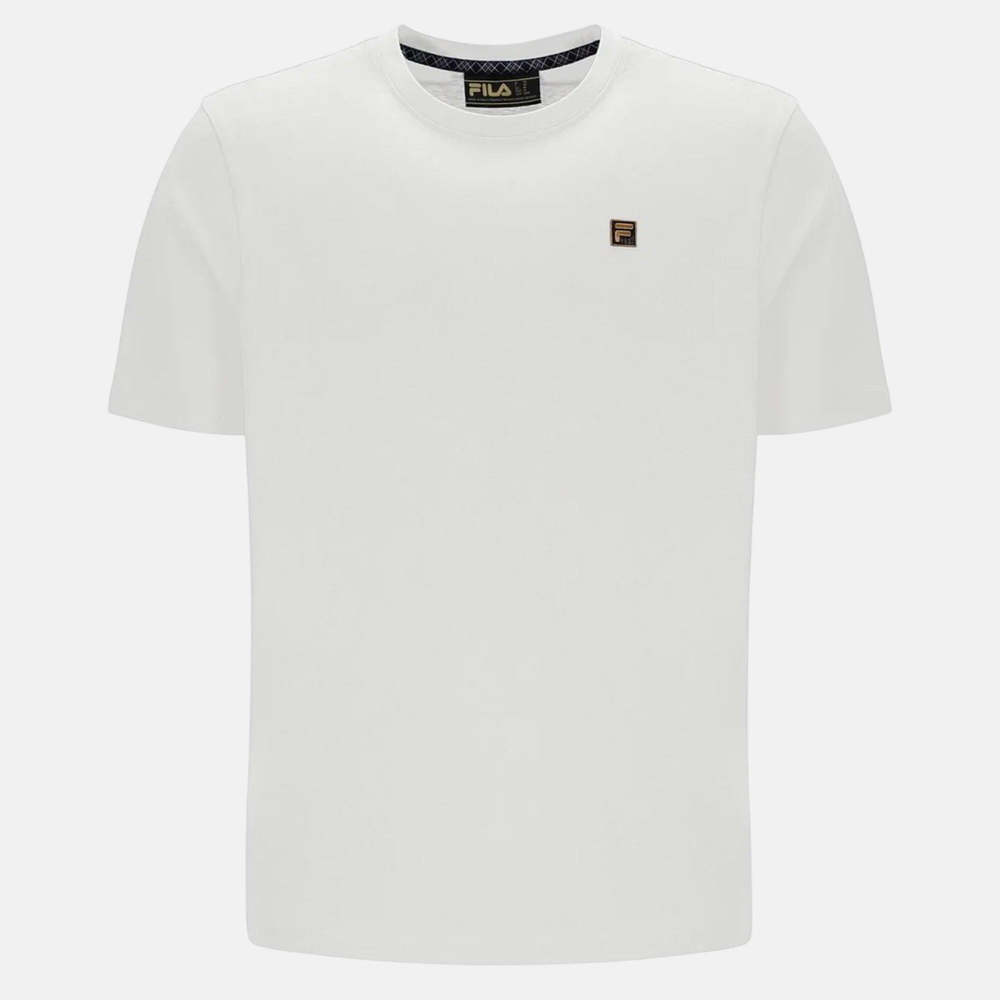 Fila Gold Yaxley 4 Premium T-Shirt Coconut Milk - SPR1142-M - northern threads uk