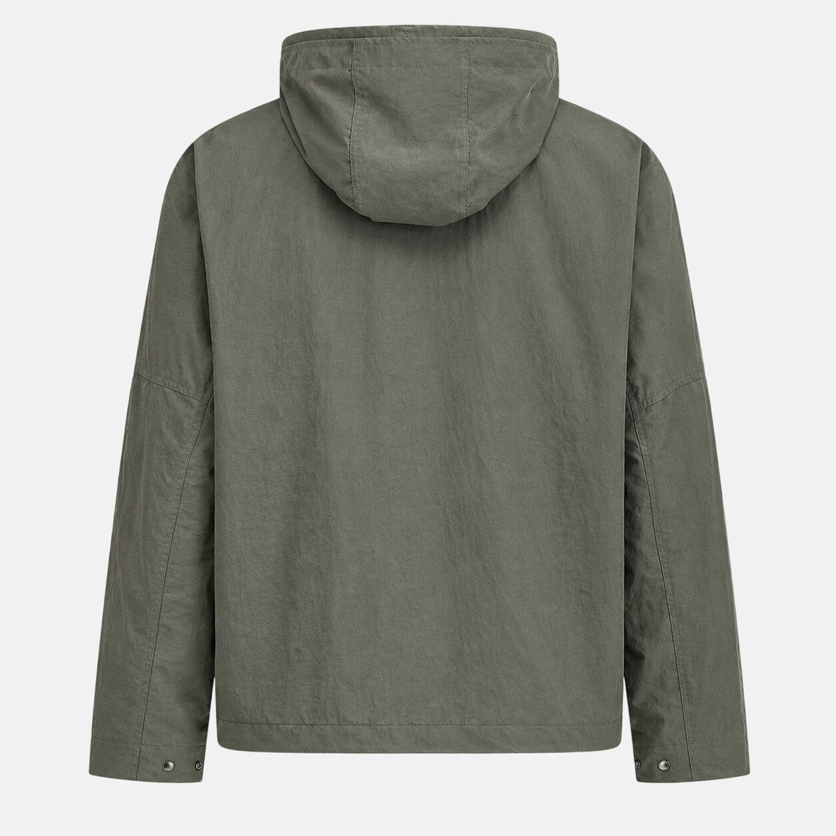 Fred Perry Cropped Ripstop Parka Jacket Field Green | Northern Threads Designer Menswear