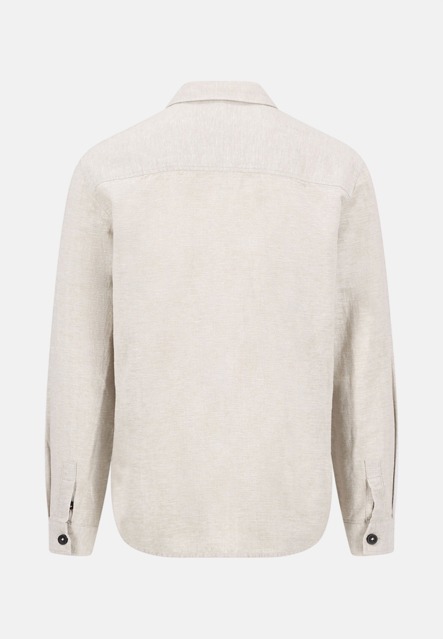 Fynch - Hatton Cotton Linen Overshirt Sand - northern threads