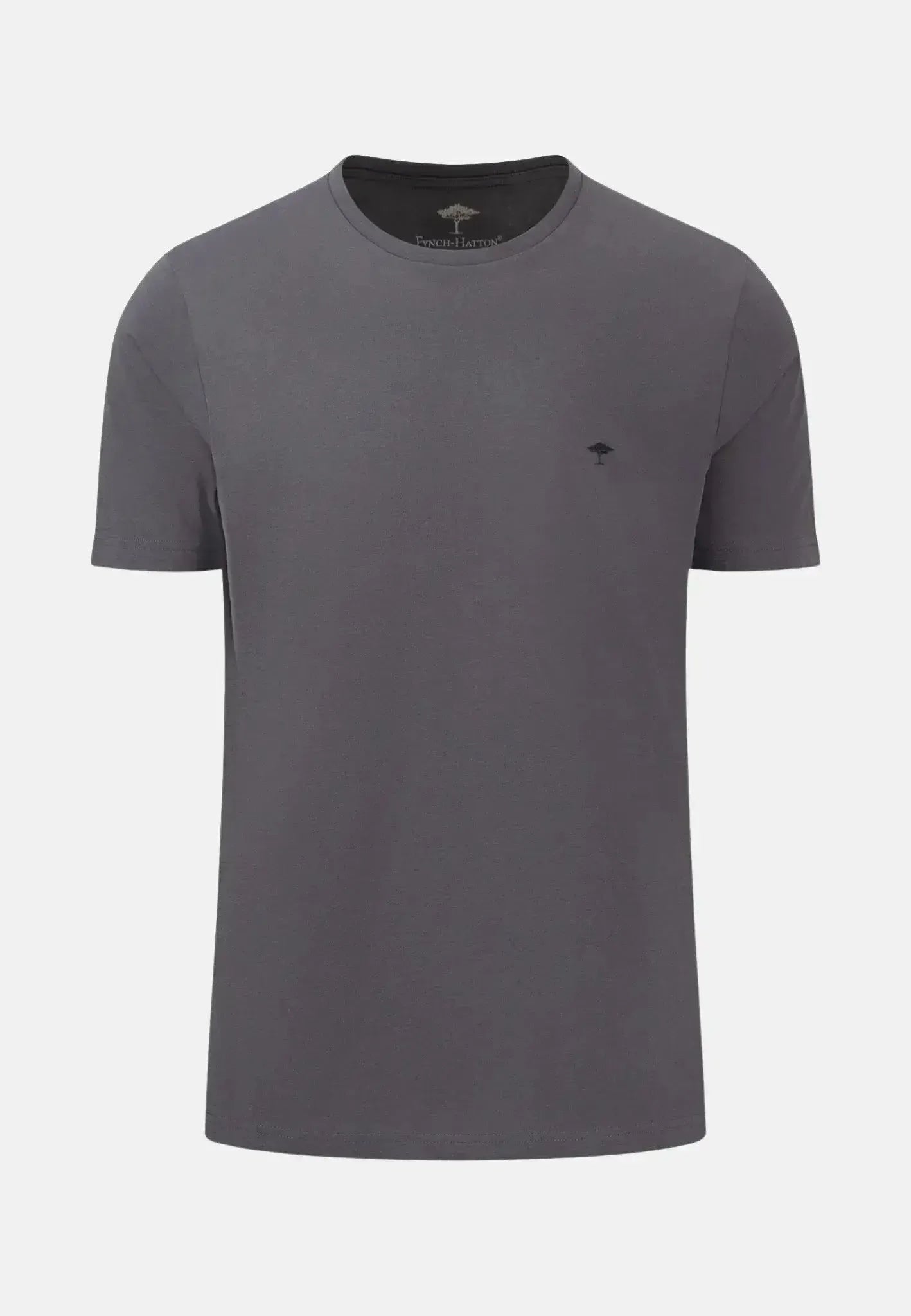 Fynch - Hatton Crew Neck T-Shirt Asphalt - SNOS1500-970-S - northern threads uk