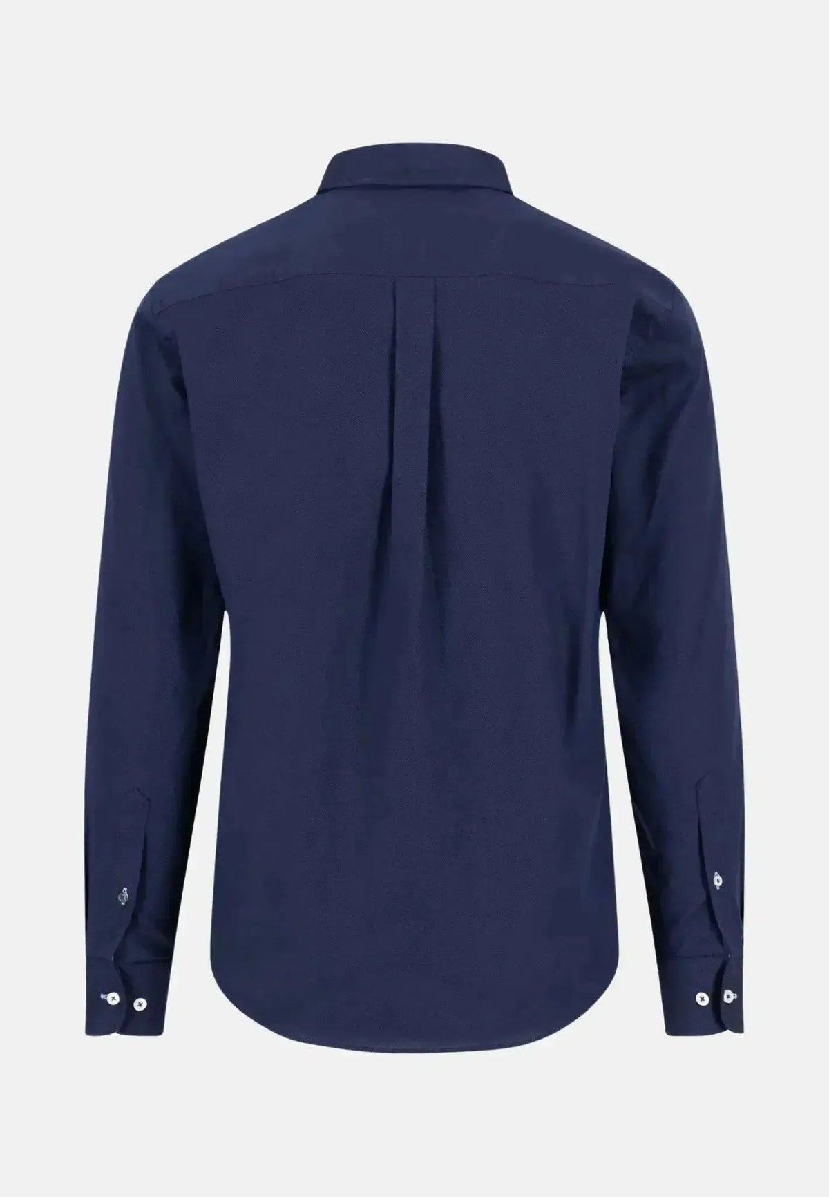 Fynch-Hatton Essential Textured Dobby Shirt Navy | Northern Threads Designer Menswear
