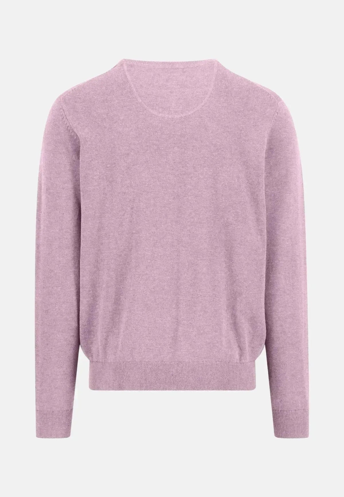 Fynch-Hatton Fine Knit Cotton Crewneck Magnolia | Northern Threads Designer Menswear
