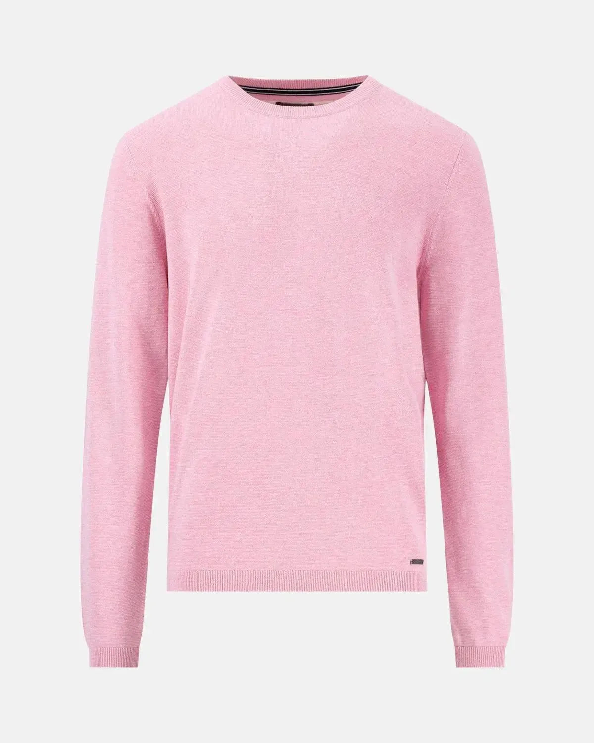 FYNCH-HATTON-FYNCH-HATTON AIR COTTON CREWNECK KNIT PEONY-NORTHERN THREADS DESIGNER MENSWEAR