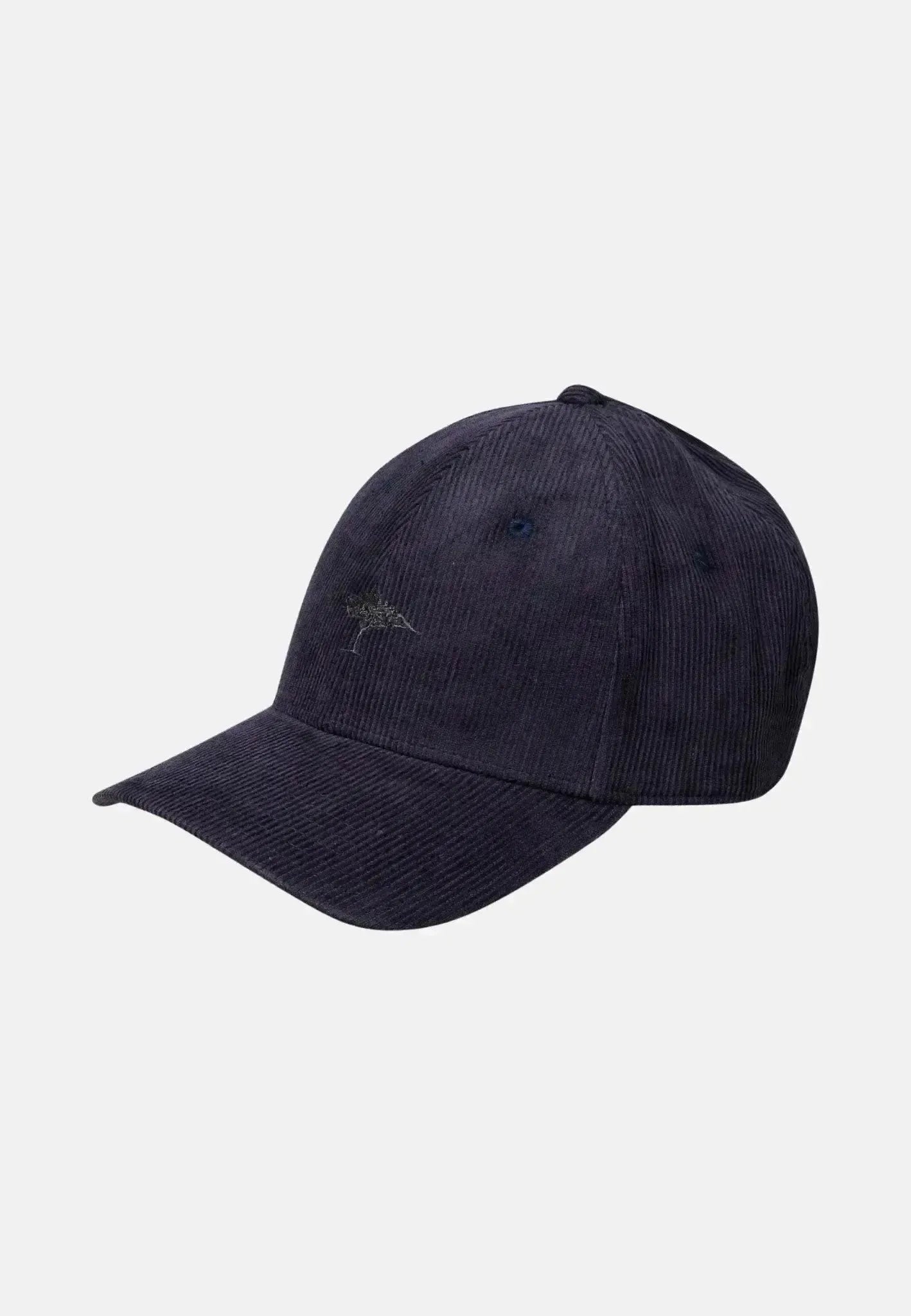 FYNCH-HATTON-Fynch-Hatton Cotton Corduroy Baseball Cap Navy-NORTHERN THREADS DESIGNER MENSWEAR