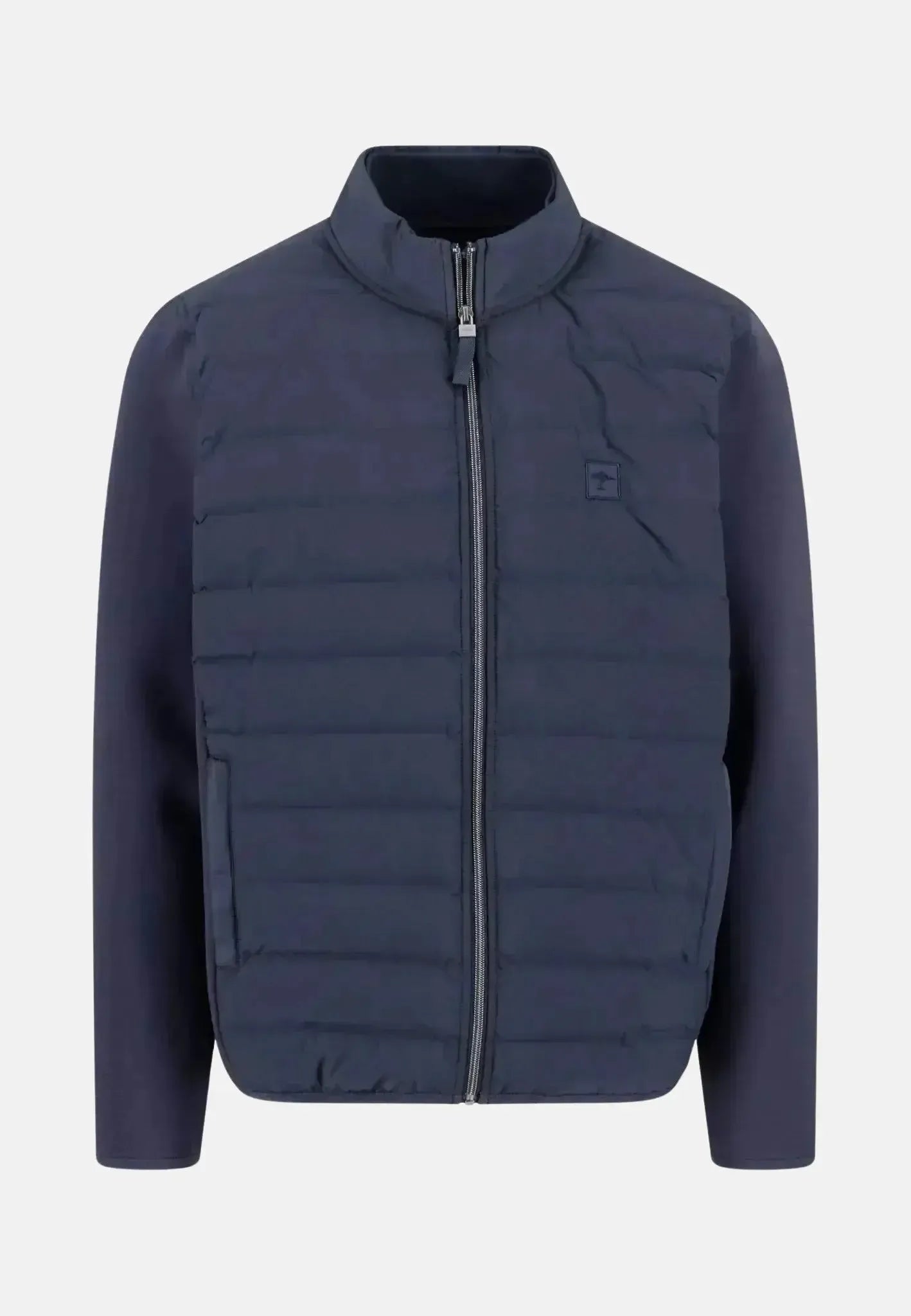 FYNCH-HATTON-Fynch-Hatton Hybrid Puffer Jacket Dark Navy-NORTHERN THREADS DESIGNER MENSWEAR