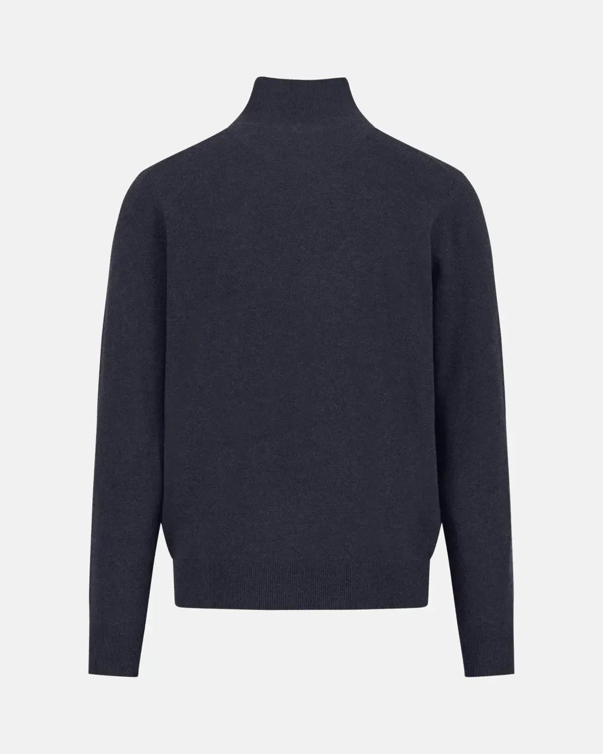 FYNCH-HATTON-FYNCH-HATTON MERINO WOOL CASHMERE 1/4 ZIP KNIT NAVY-NORTHERN THREADS DESIGNER MENSWEAR