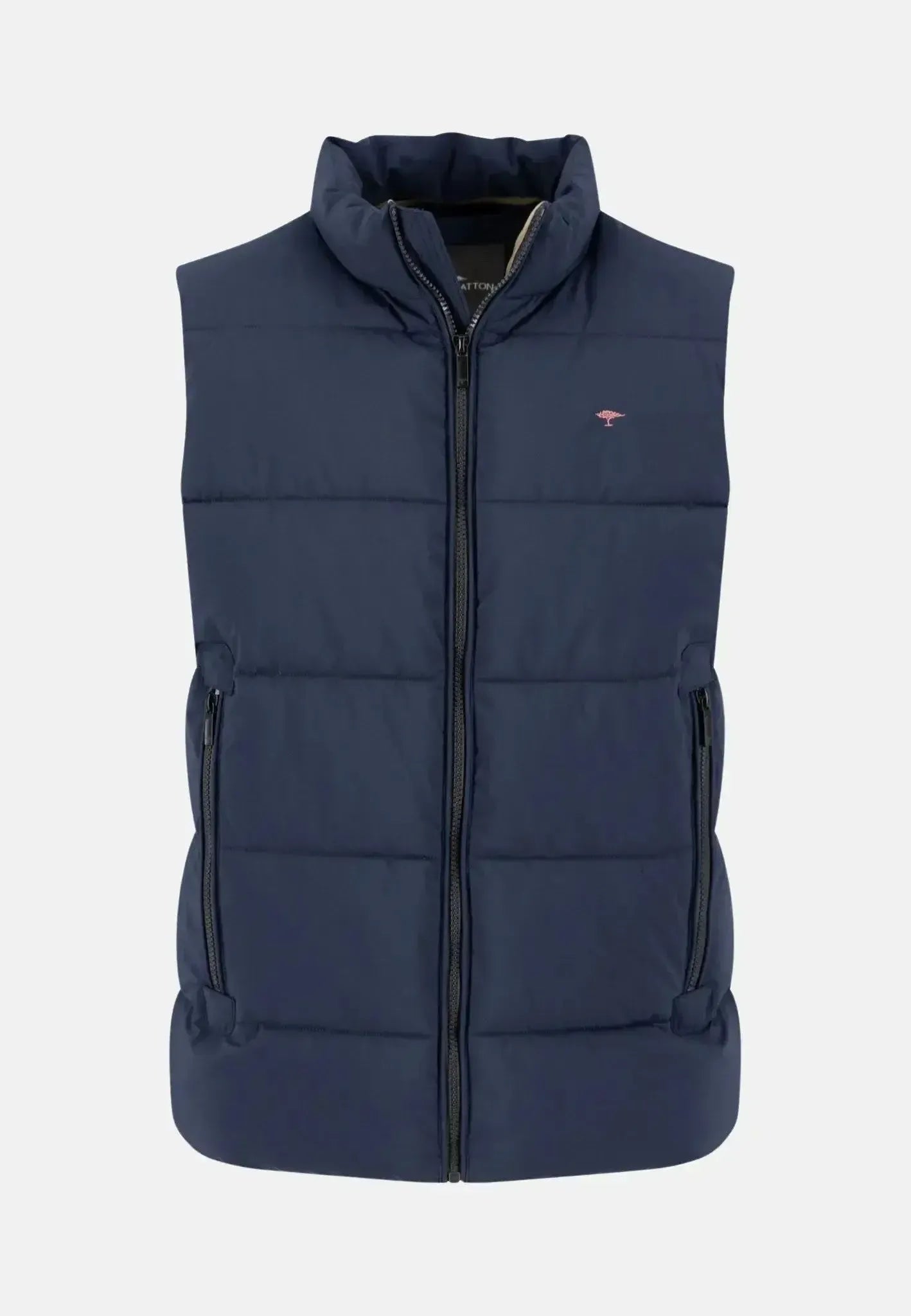 FYNCH-HATTON-Fynch-Hatton Puffer Gilet Vest Dark Navy-NORTHERN THREADS DESIGNER MENSWEAR