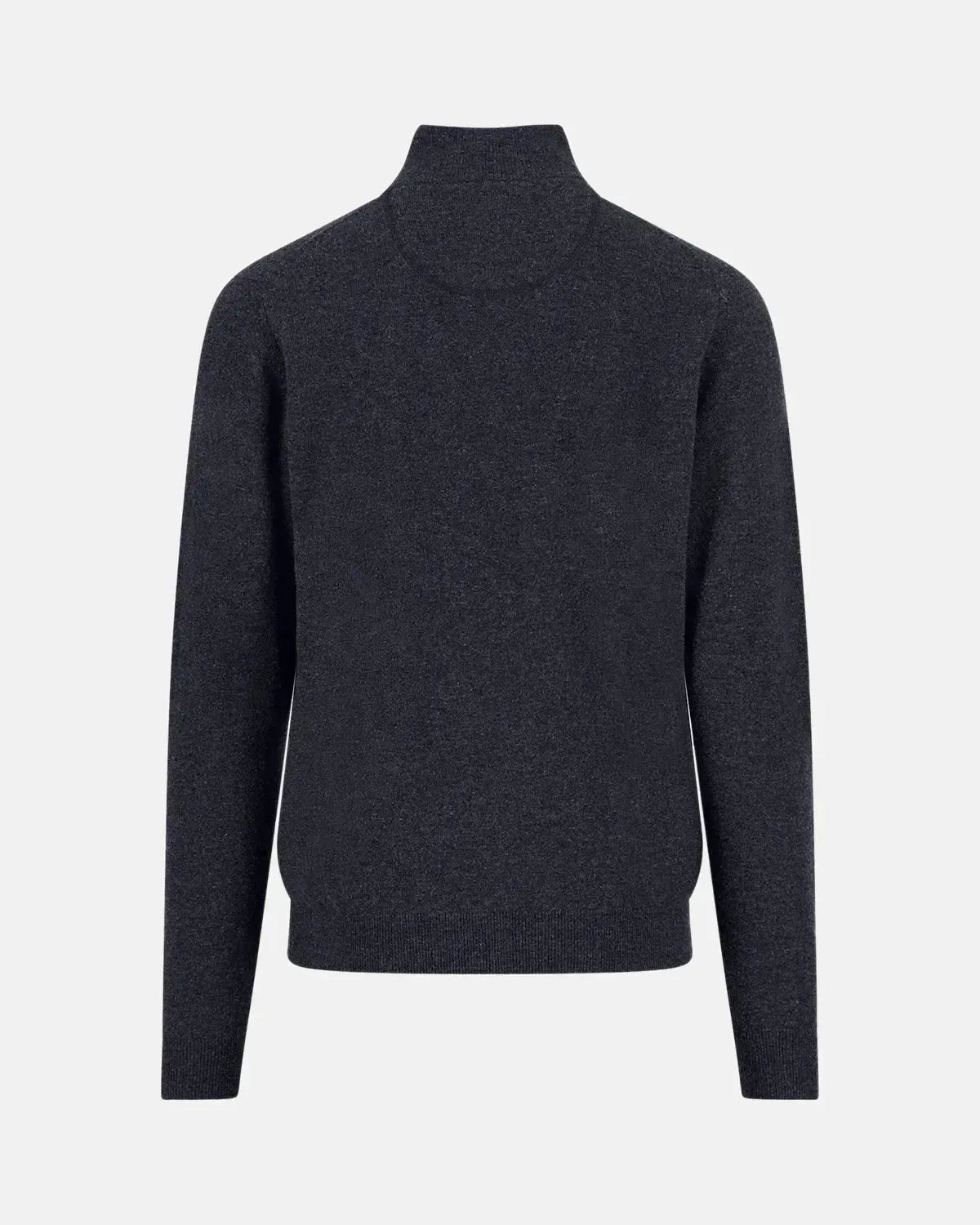 FYNCH-HATTON-FYNCH-HATTON PURE LAMBSWOOL 1/4 ZIP KNIT NAVY-NORTHERN THREADS DESIGNER MENSWEAR