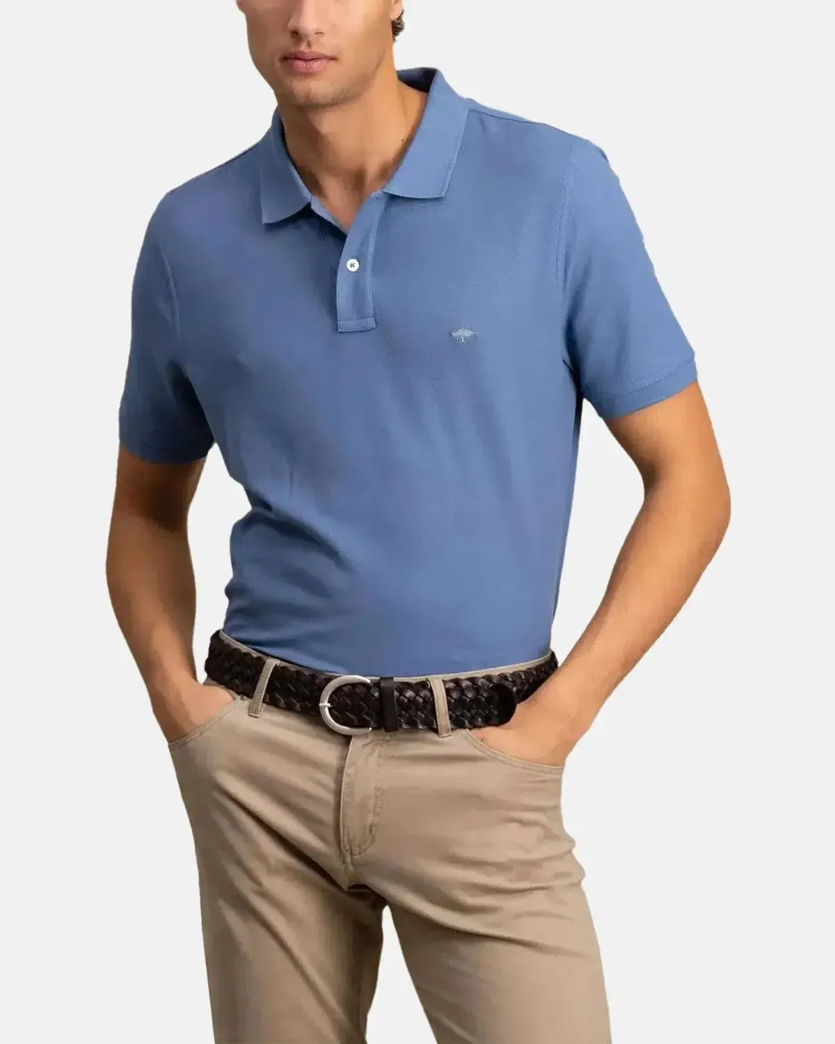 FYNCH-HATTON-FYNCH-HATTON SOFT COTTON POLO SHIRT PACIFIC-NORTHERN THREADS DESIGNER MENSWEAR