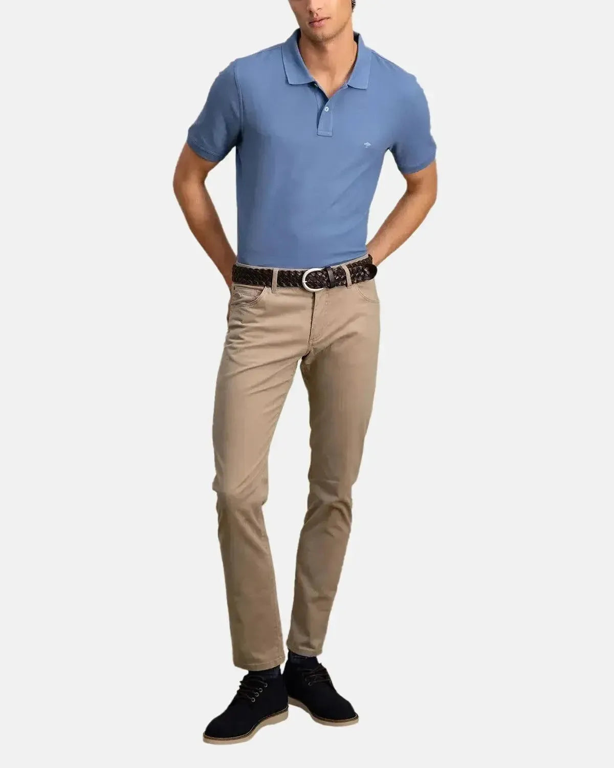 FYNCH-HATTON-FYNCH-HATTON SOFT COTTON POLO SHIRT PACIFIC-NORTHERN THREADS DESIGNER MENSWEAR