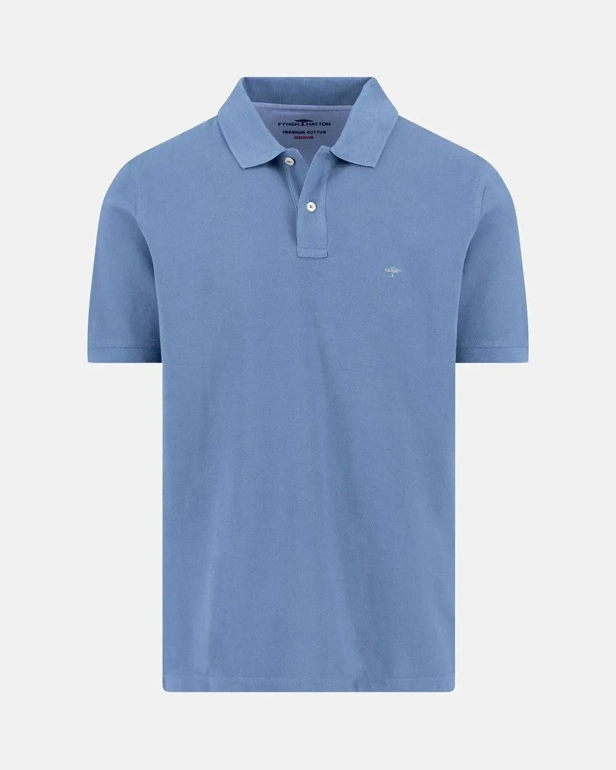 FYNCH-HATTON-FYNCH-HATTON SOFT COTTON POLO SHIRT PACIFIC-NORTHERN THREADS DESIGNER MENSWEAR