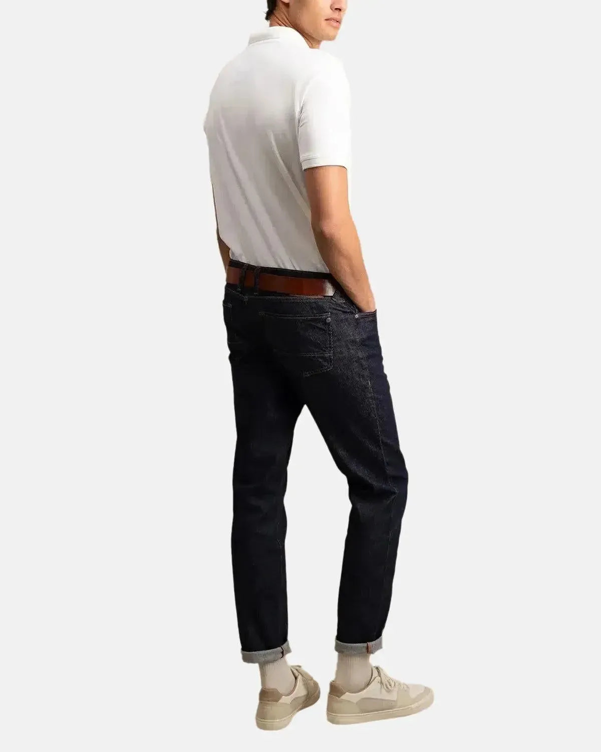 FYNCH-HATTON-FYNCH-HATTON SOFT COTTON POLO SHIRT WHITE-NORTHERN THREADS DESIGNER MENSWEAR