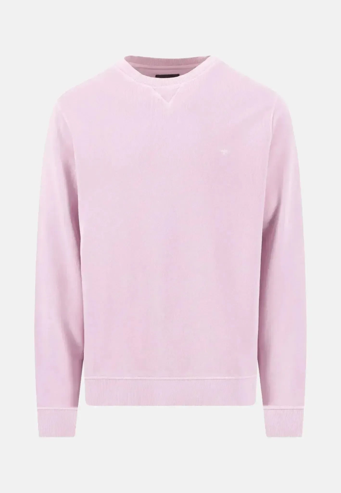 Fynch - Hatton Garment Dyed Crewneck Sweatshirt Magnolia - 15121200-464-M - northern threads uk