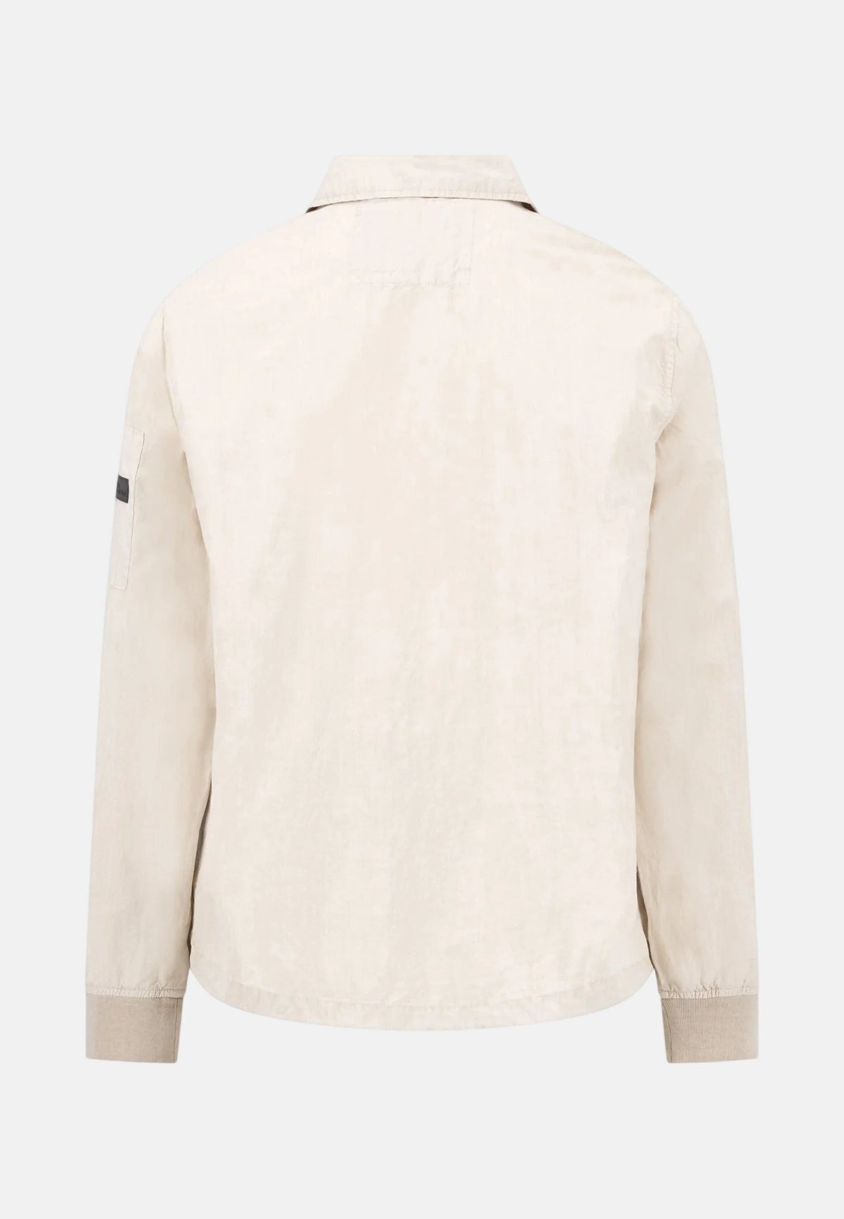 Fynch-Hatton Garment Dyed Overshirt Cement | Northern Threads Designer Menswear