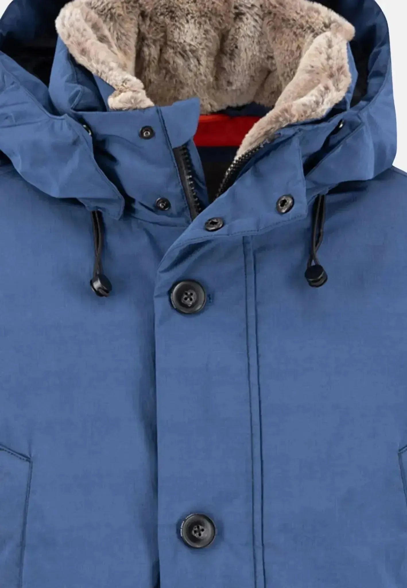 Fynch - Hatton Hooded Winter Parka Jacket Misty Blue - 15102620-638-M - northern threads uk