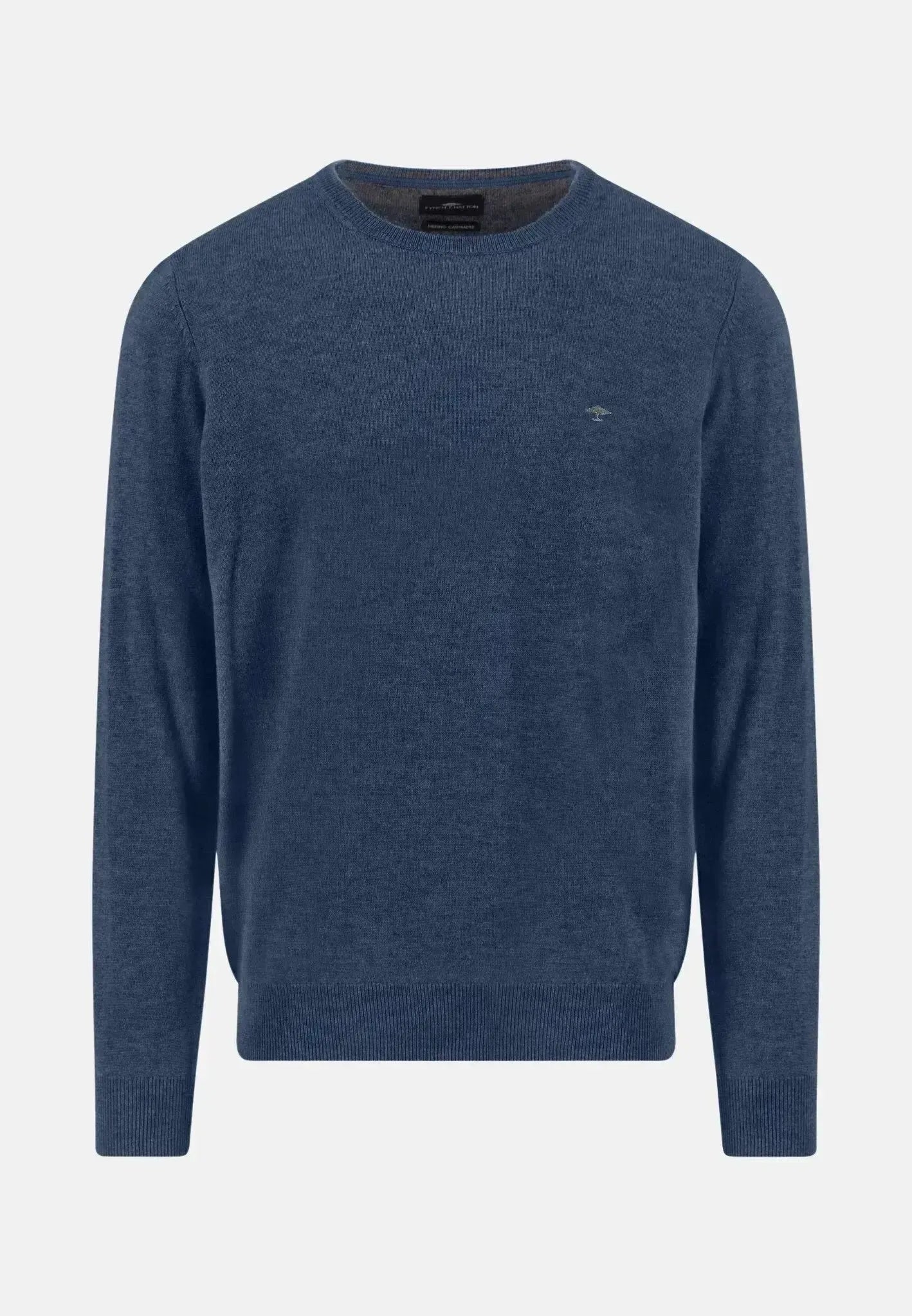 Fynch - Hatton Merino Wool Cashmere Crewneck Knit Night - 1514800-680-S - northern threads uk