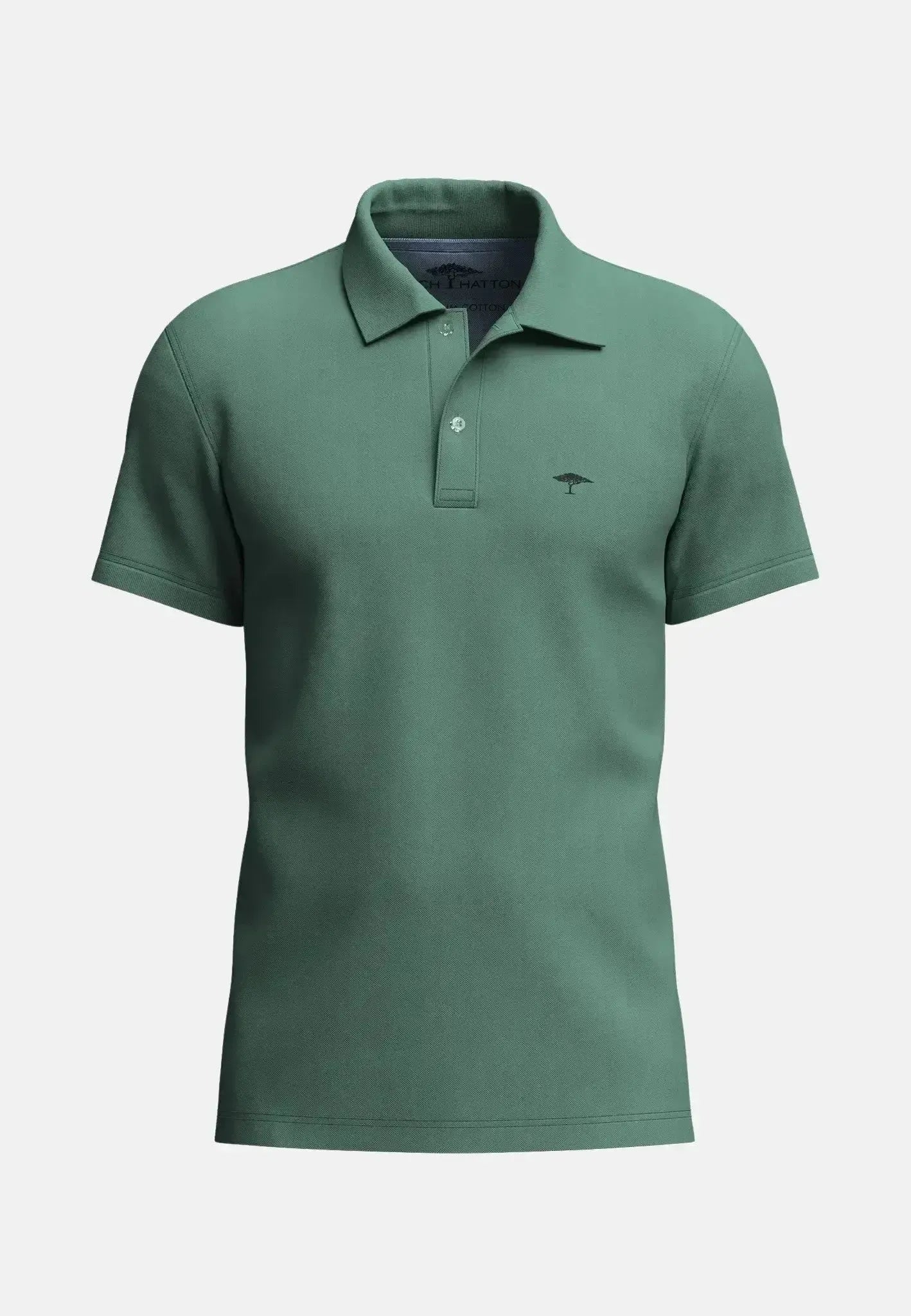 Fynch - Hatton Premium Cotton Polo Shirt Fern - 15141700-734-S - northern threads uk