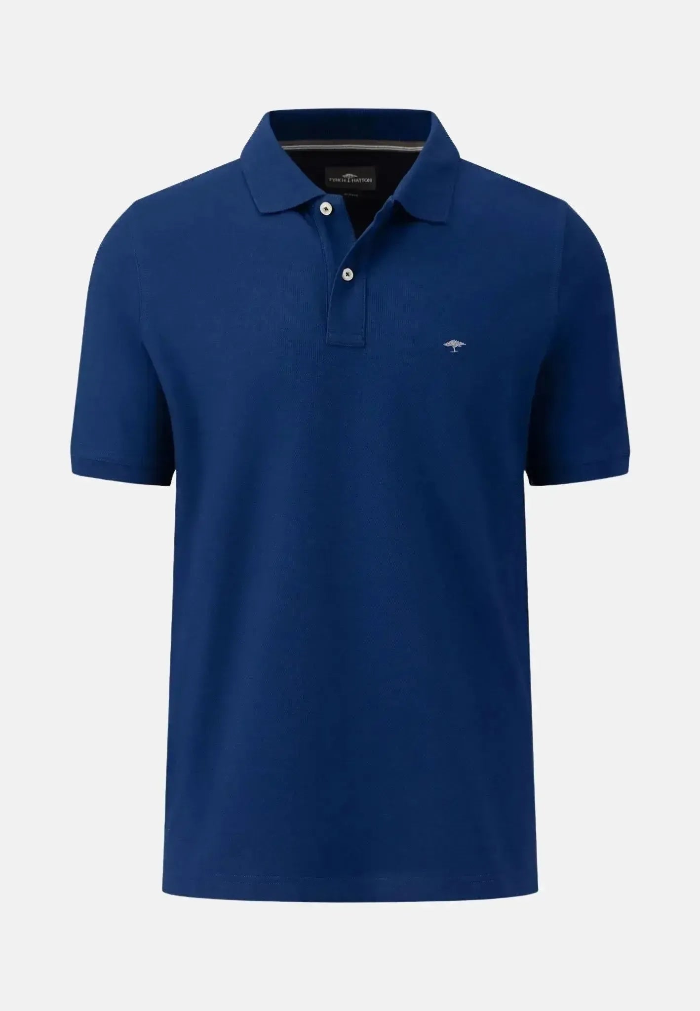 Fynch - Hatton Premium Cotton Polo Shirt Midnight - 10001700-672-S - northern threads uk