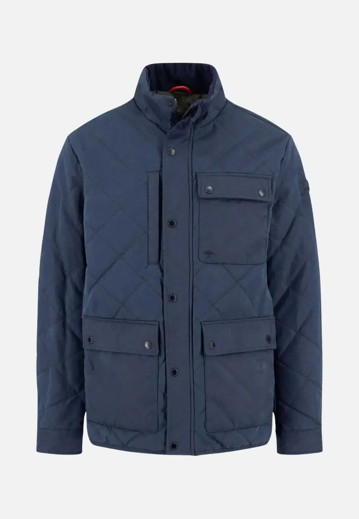 Fynch - Hatton Quilted Field Jacket Dark Navy - 15092644-688-S - northern threads uk