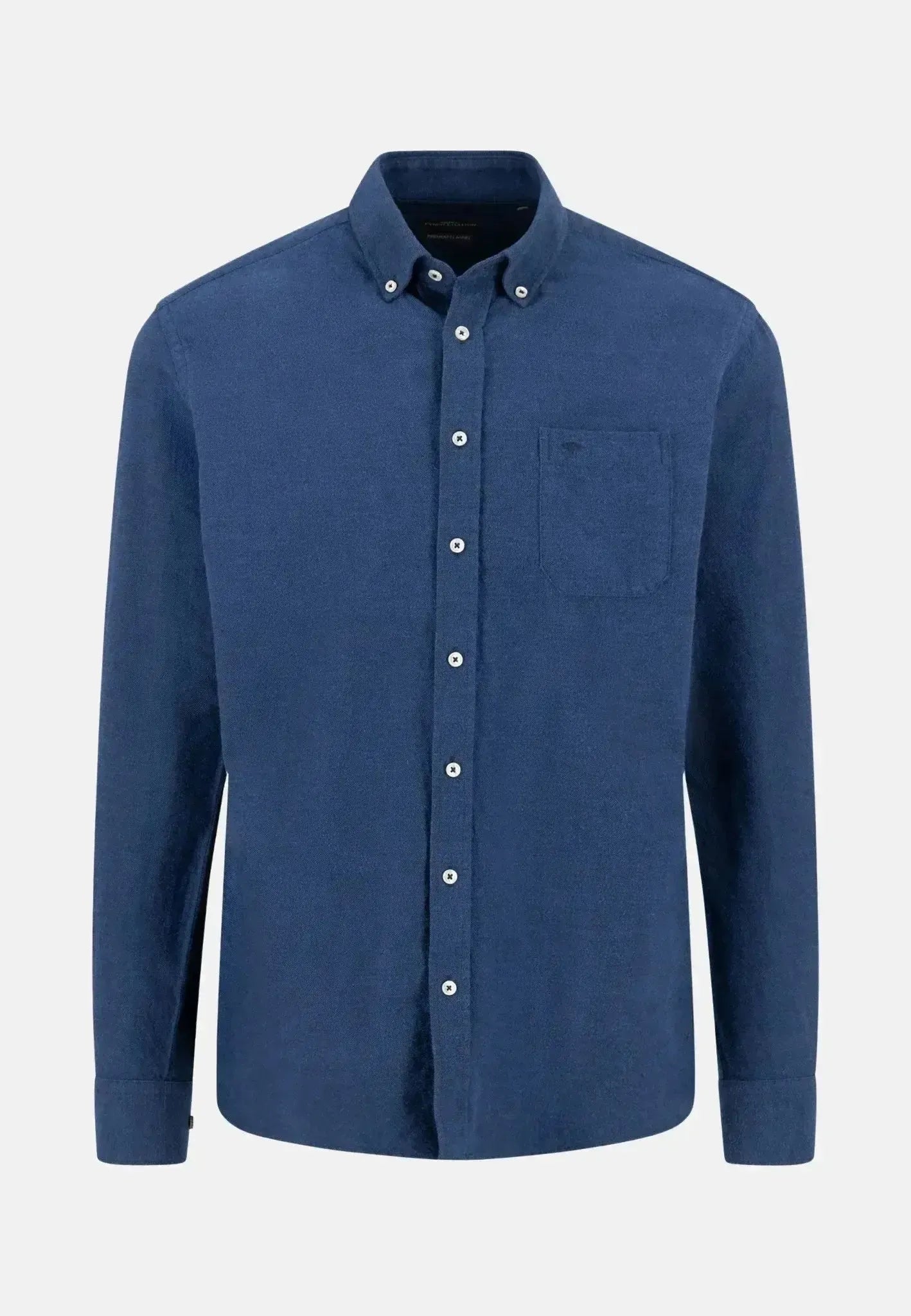 Fynch - Hatton Winter Solid Button Down Shirt Navy - 15115900-685-S - northern threads uk
