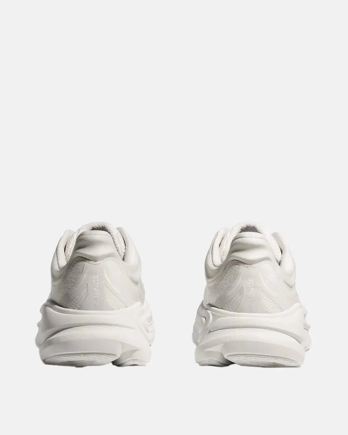 HOKA-HOKA BONDI 9 TRAINERS WHITE WHITE-NORTHERN THREADS DESIGNER MENSWEAR