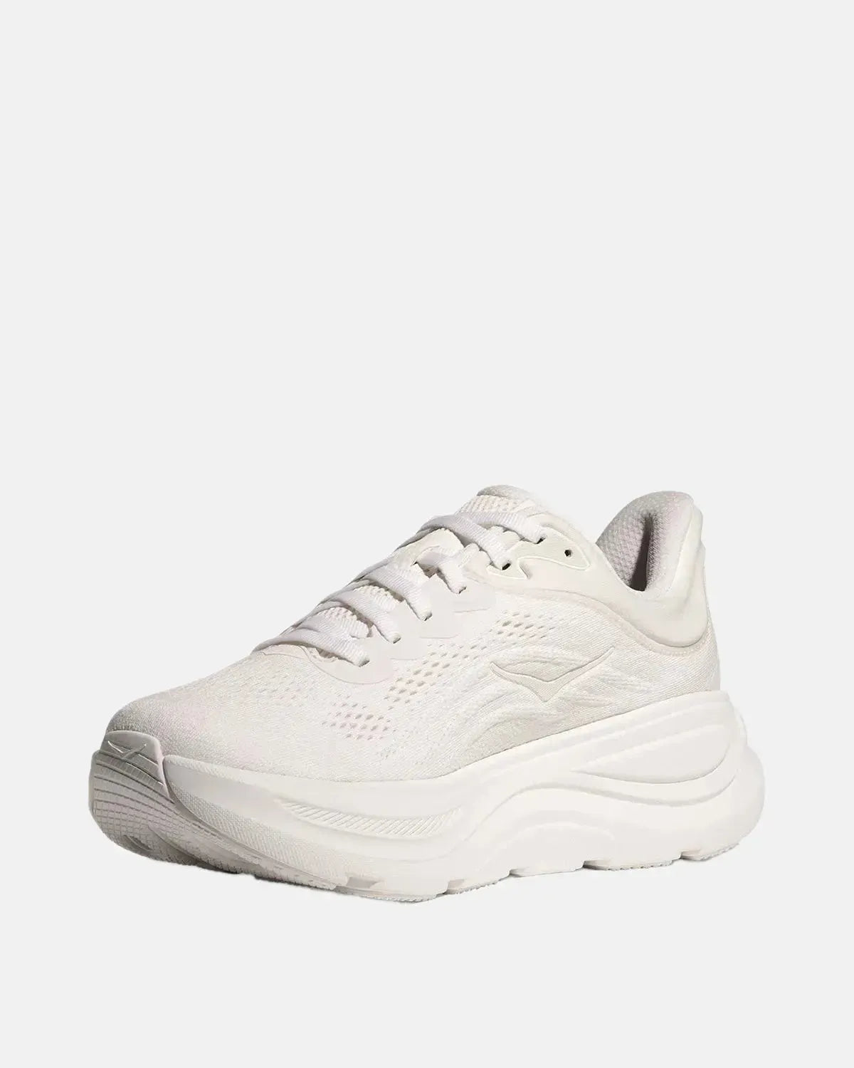 HOKA-HOKA BONDI 9 TRAINERS WHITE WHITE-NORTHERN THREADS DESIGNER MENSWEAR