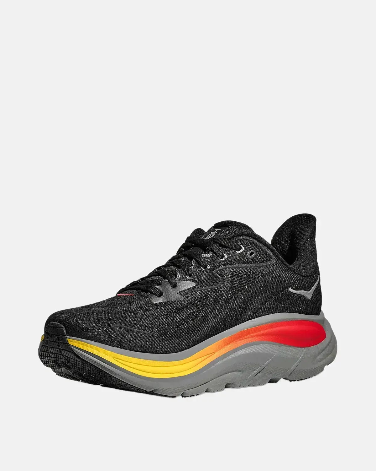 HOKA-HOKA CLIFTON 10 TRAINERS BLACK GALACTIC GREY-NORTHERN THREADS DESIGNER MENSWEAR