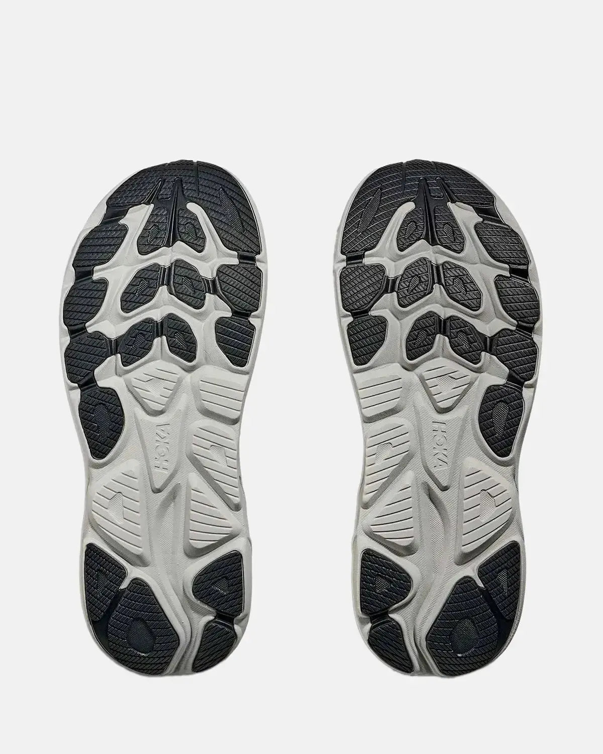 HOKA-HOKA CLIFTON 10 TRAINERS CARBON BLACK SATELLITE GREY-NORTHERN THREADS DESIGNER MENSWEAR