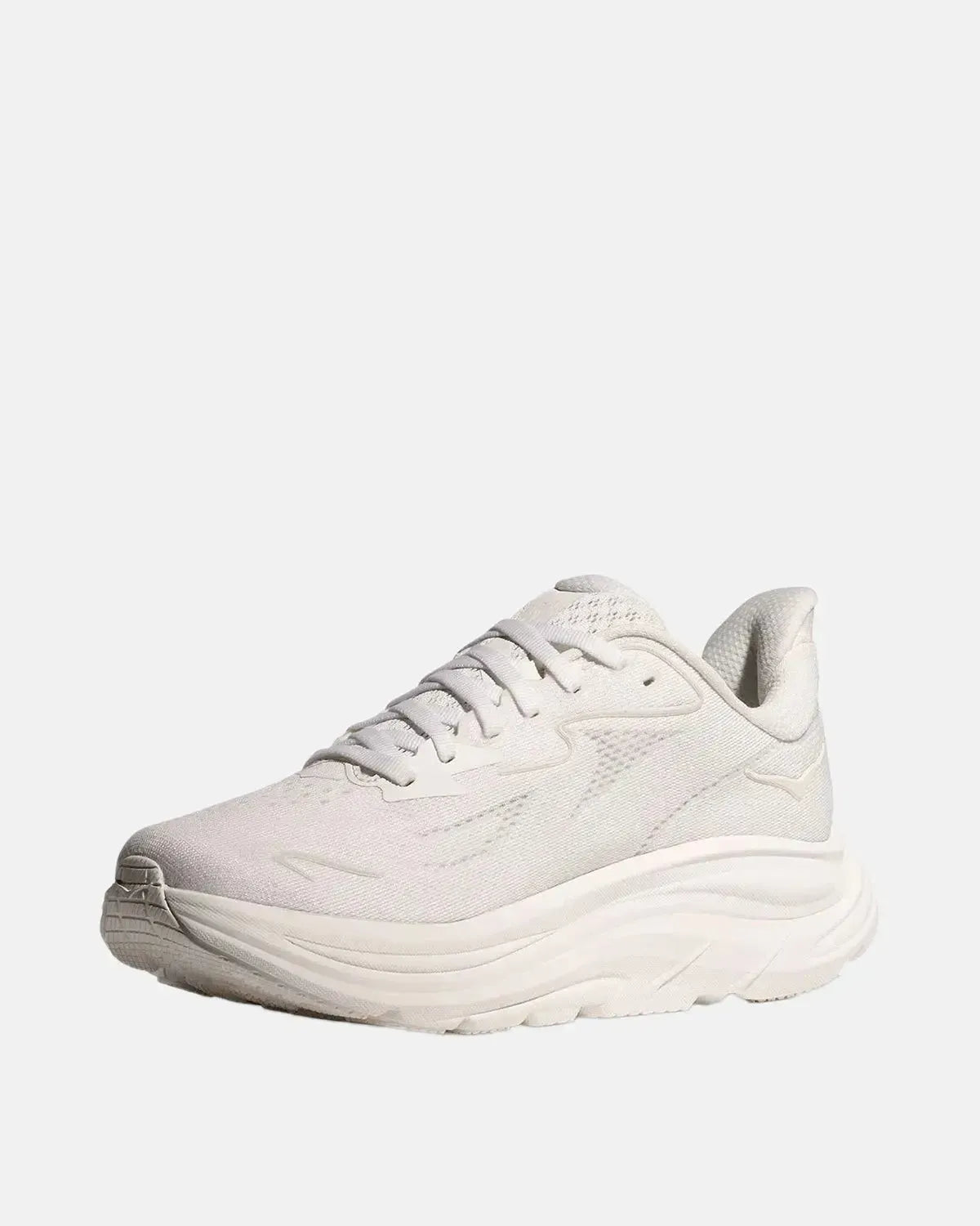 HOKA-HOKA CLIFTON 10 TRAINERS WHITE WHITE-NORTHERN THREADS DESIGNER MENSWEAR
