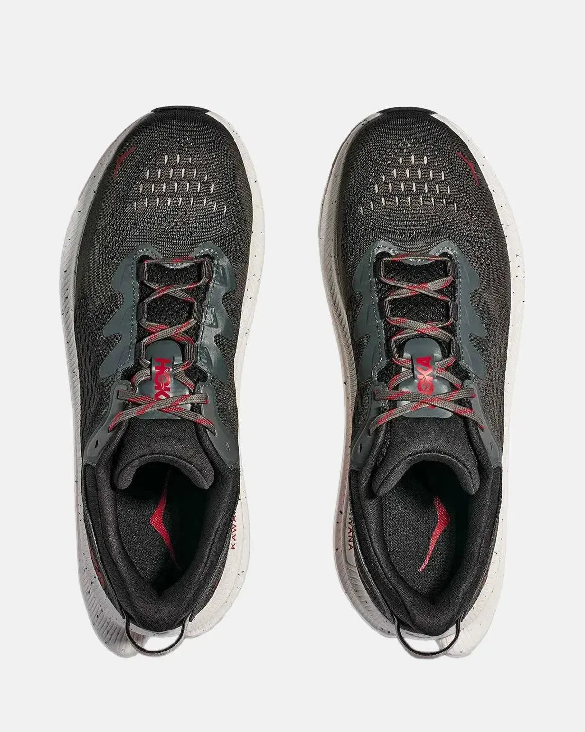 HOKA-HOKA KAWANA 2 TRAINERS ASPHALT GREY CARBON BLACK-NORTHERN THREADS DESIGNER MENSWEAR