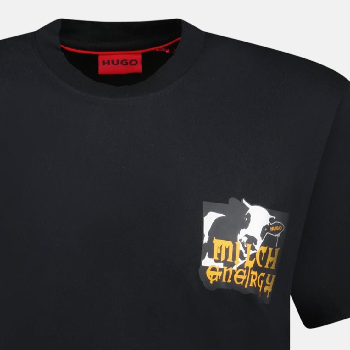 HUGO Milch Energy T-Shirt Black - A32 - northern threads uk
