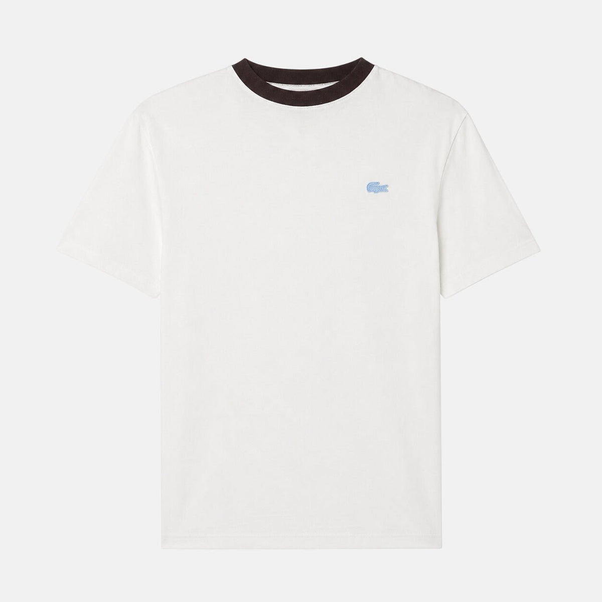 Lacoste Classic Fit Contrast Colour T-Shirt Flour | Northern Threads Designer Menswear