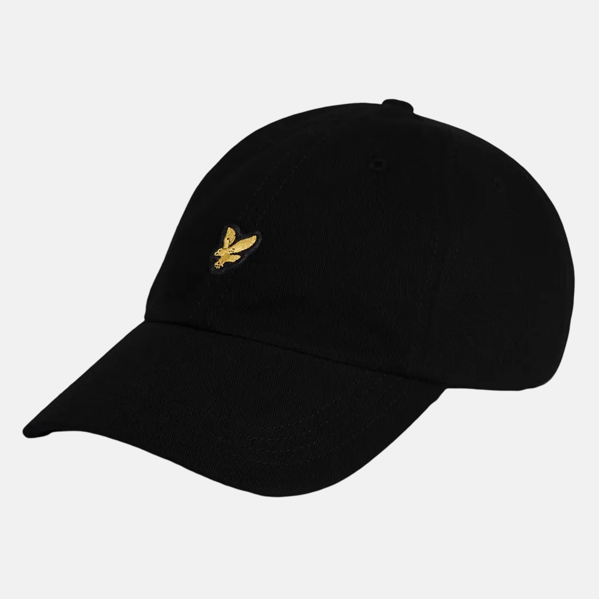 Lyle & Scott Baseball Cap Jet Black - SPR1093-One size - northern threads uk