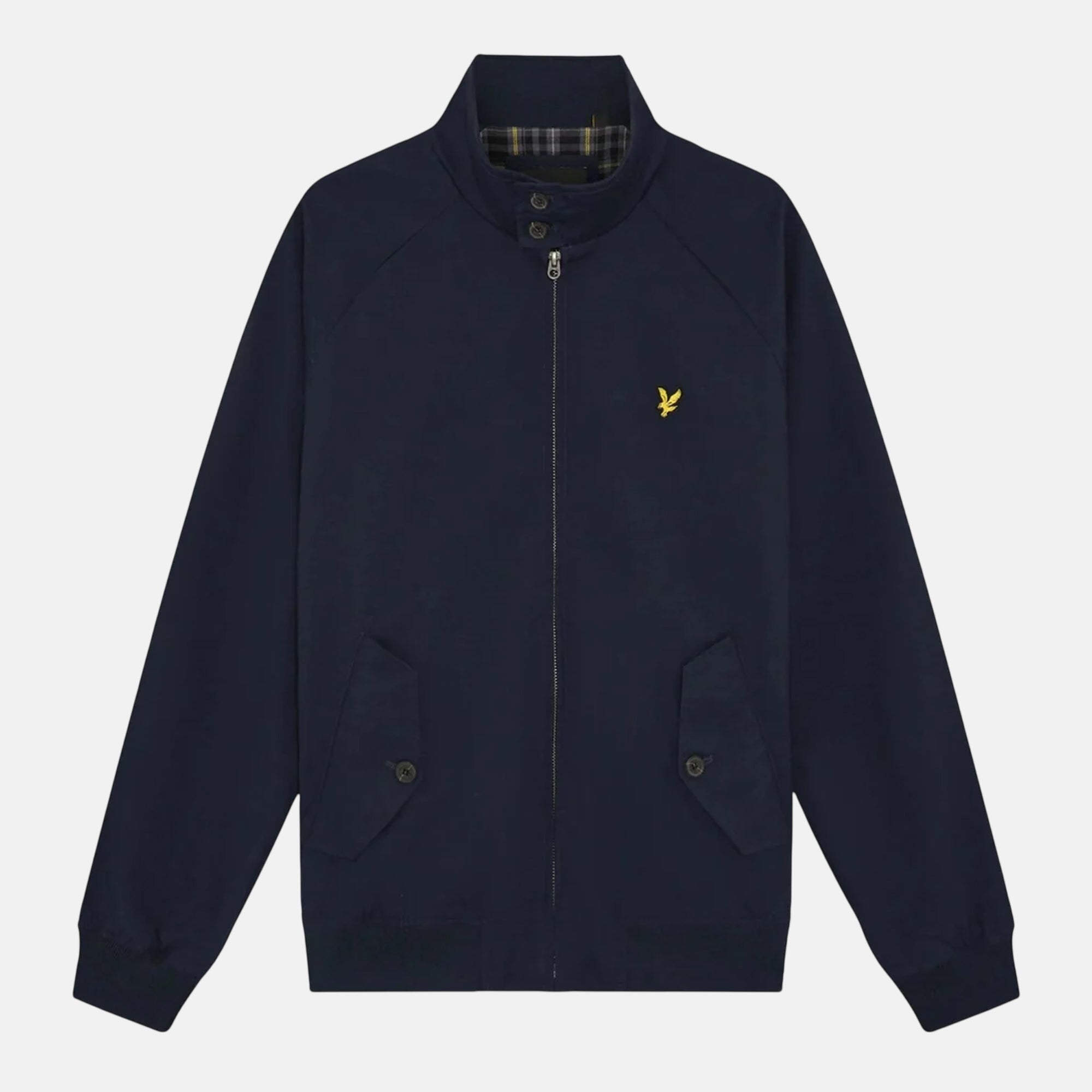 Lyle & Scott Cotton Harrington Jacket Dark Navy - SPR1083-M - northern threads uk